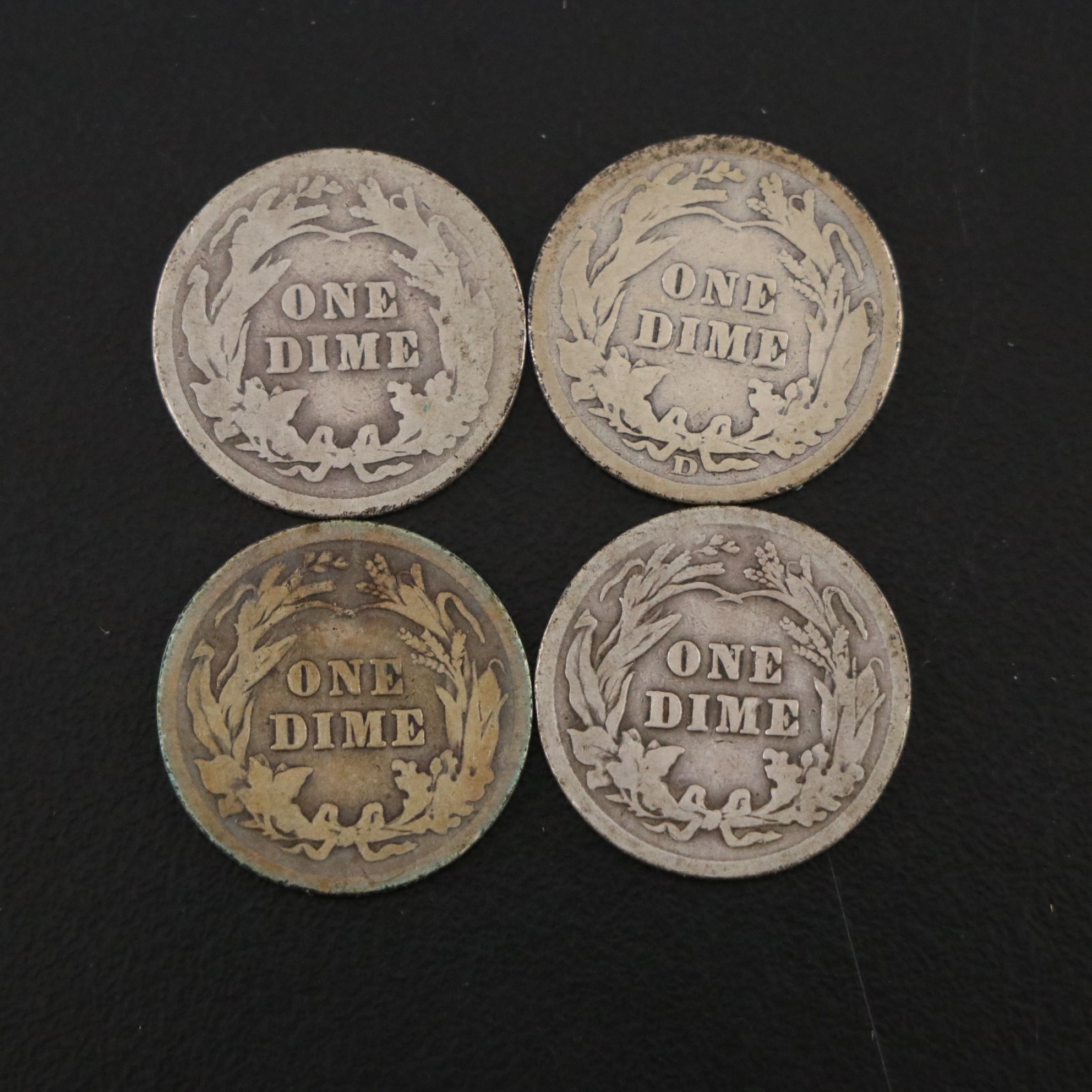 Fifty-Six Barber Silver Dimes