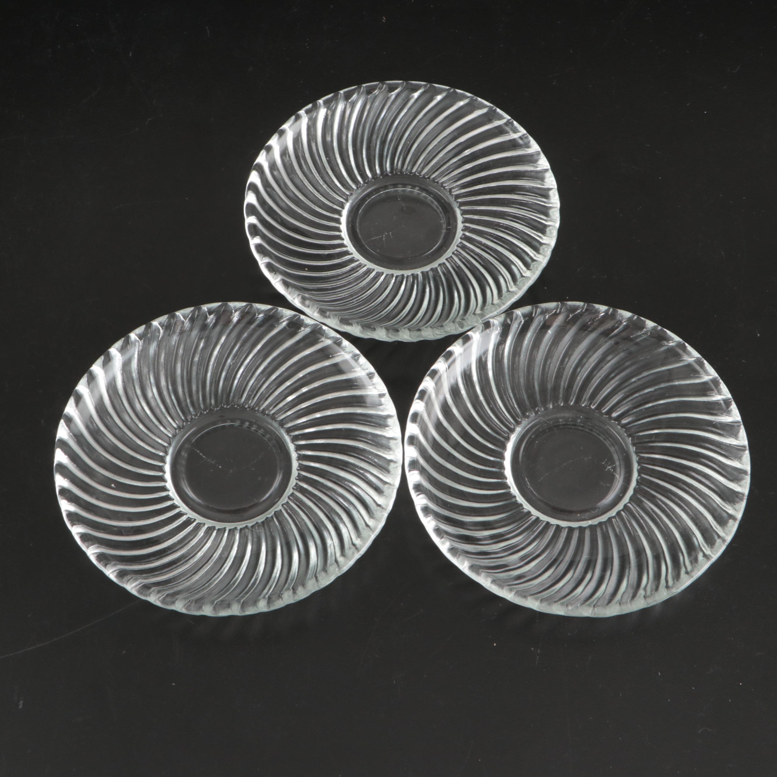 Nucut Glass Sugar Bowl and Creamer with More Glass Table Accessories