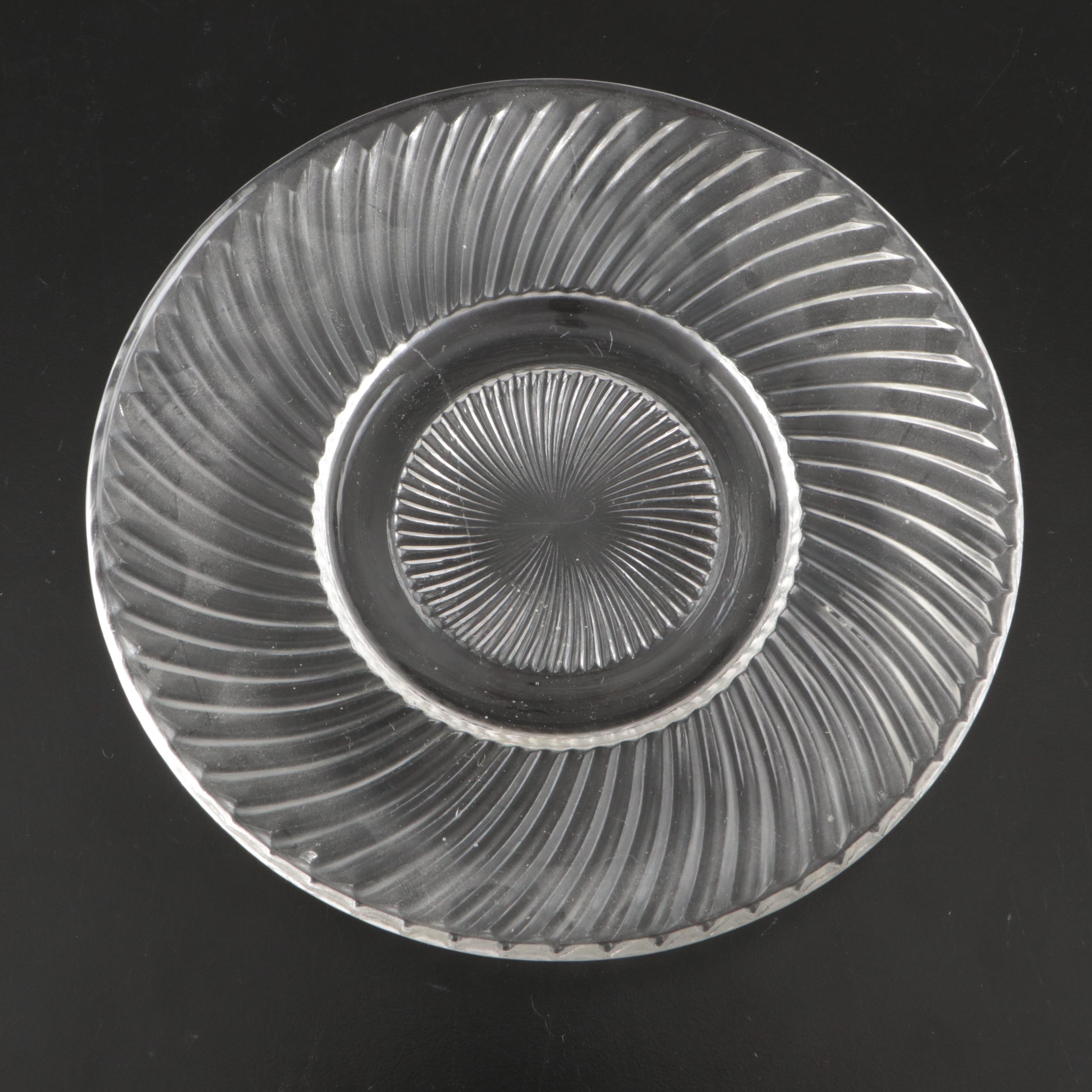 Nucut Glass Sugar Bowl and Creamer with More Glass Table Accessories