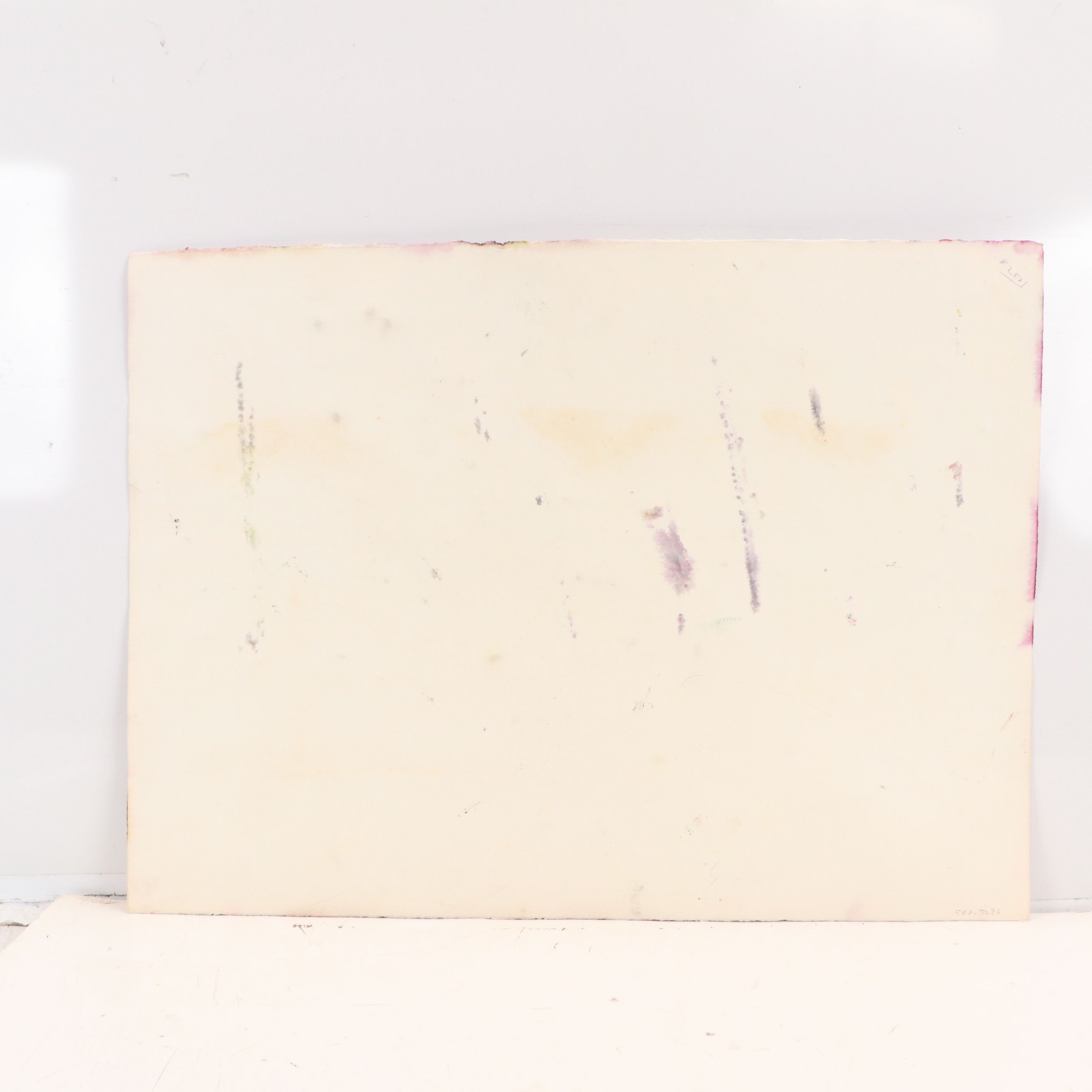 Jack Meanwell Acrylic Painting: Abstract, Late 20th Century