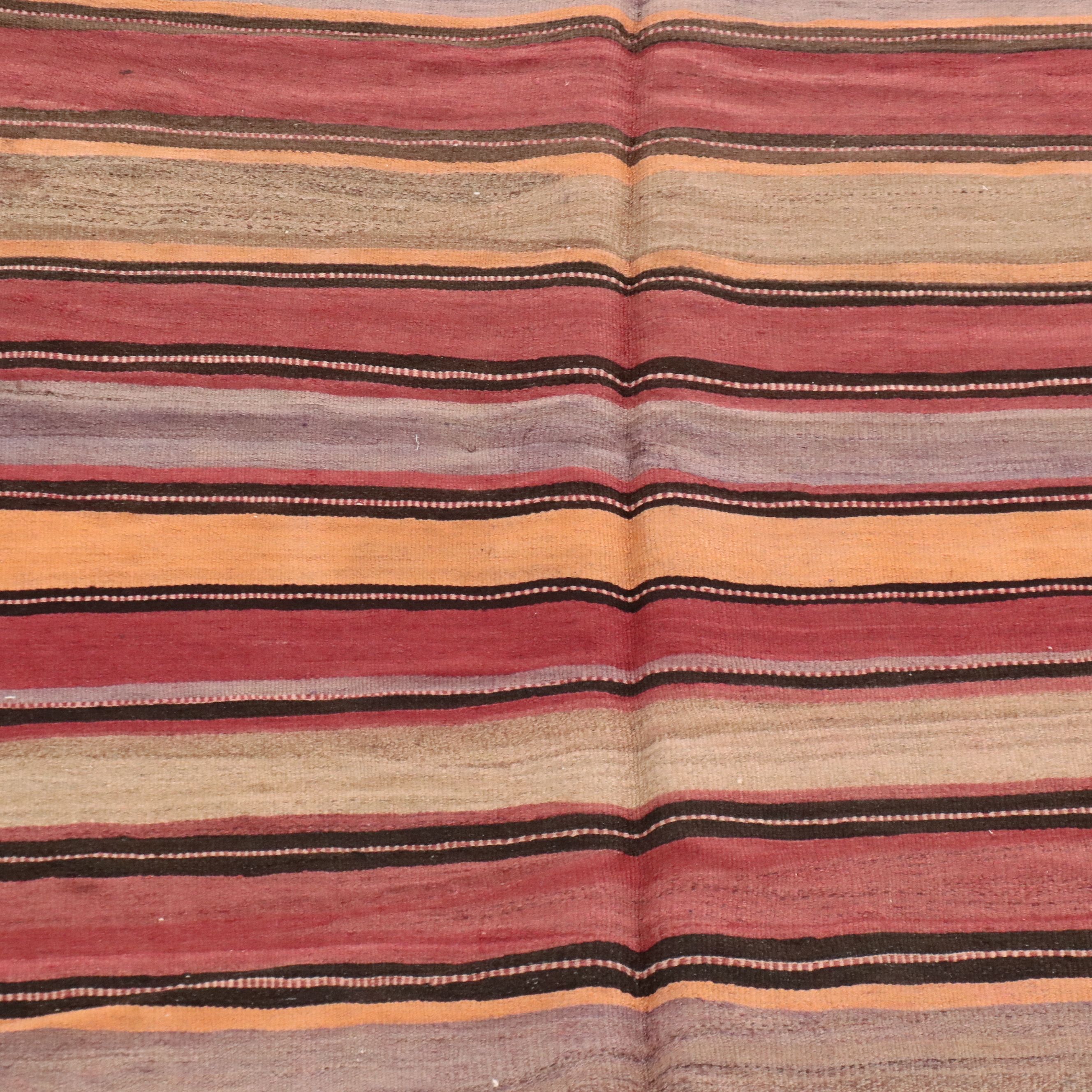 5'7 x 12' Handwoven Turkish Village Long Rug