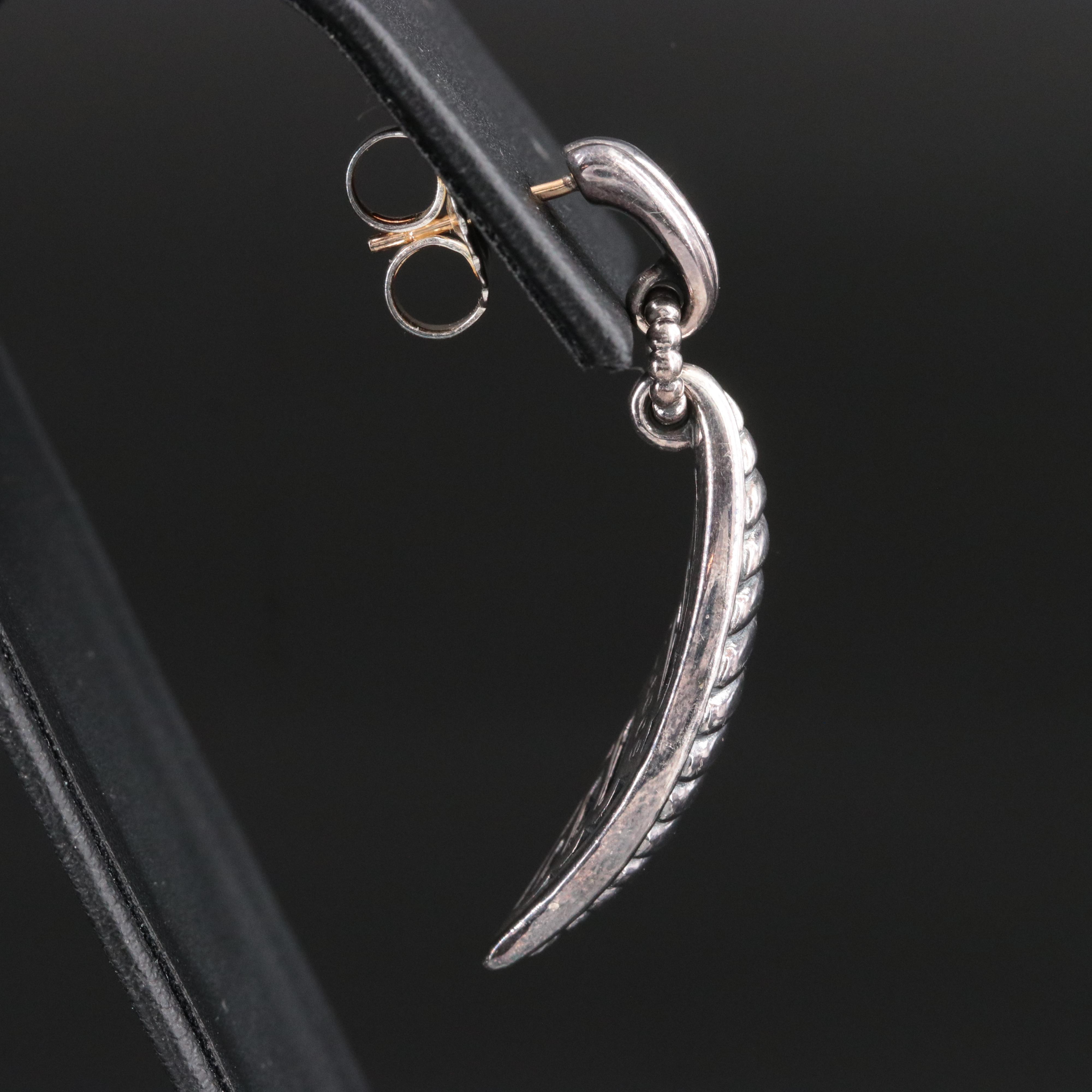 Lagos Chi Chi Sterling Fluted Drop Earrings