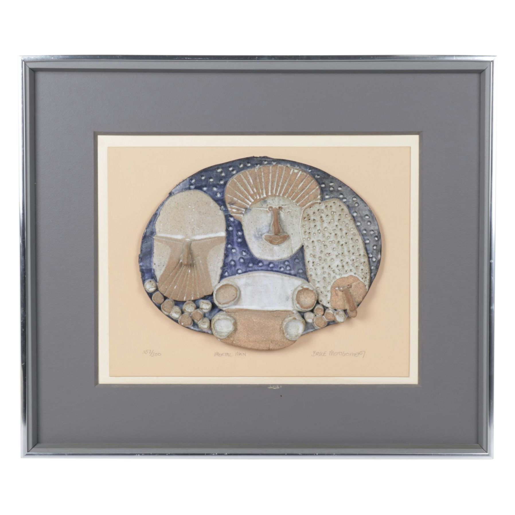 Bruce Montgomery Potlatch Pottery "Mortal Man," Mid to Late 20th Century