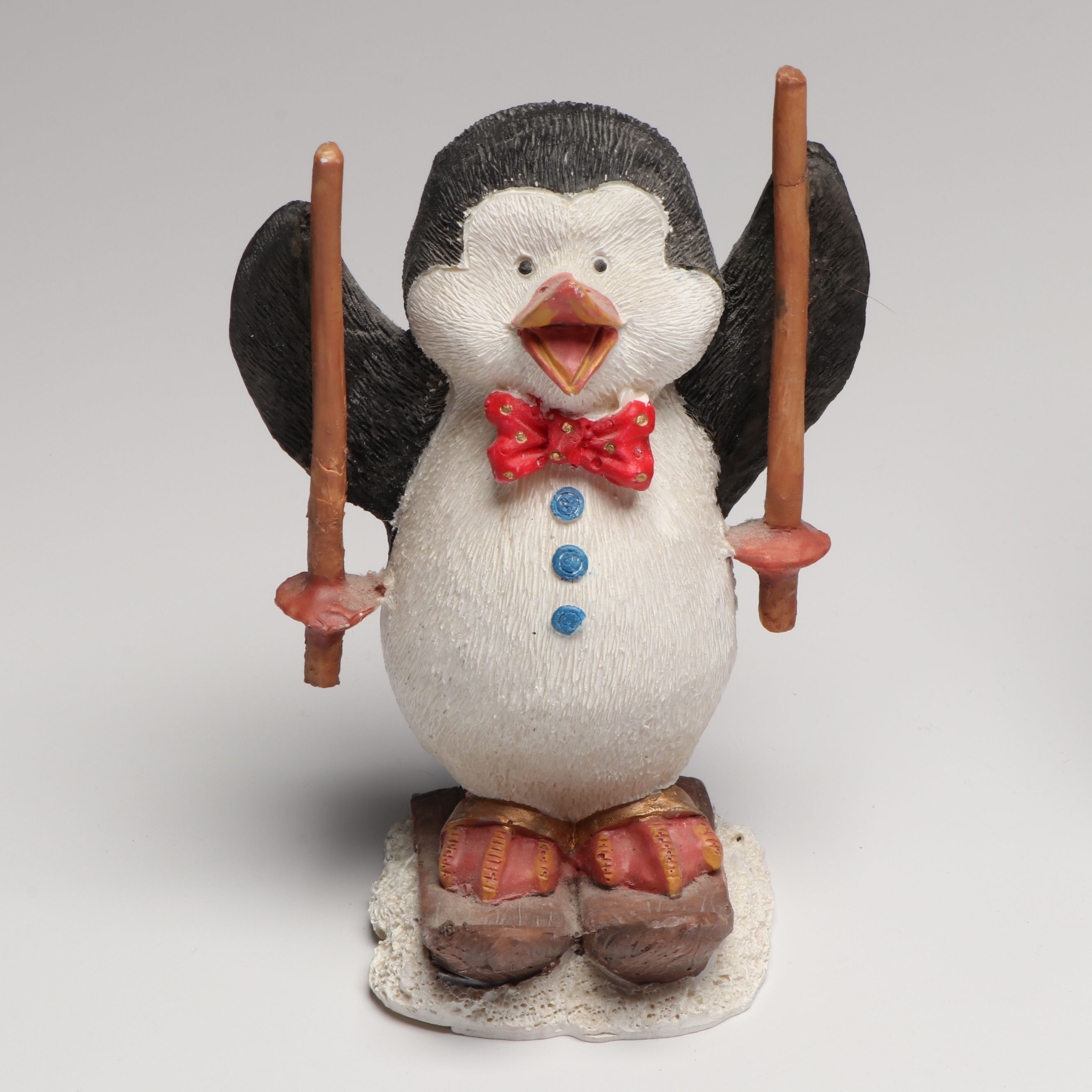 Porcelain Penguin Boxes with Other Penguin Decorations