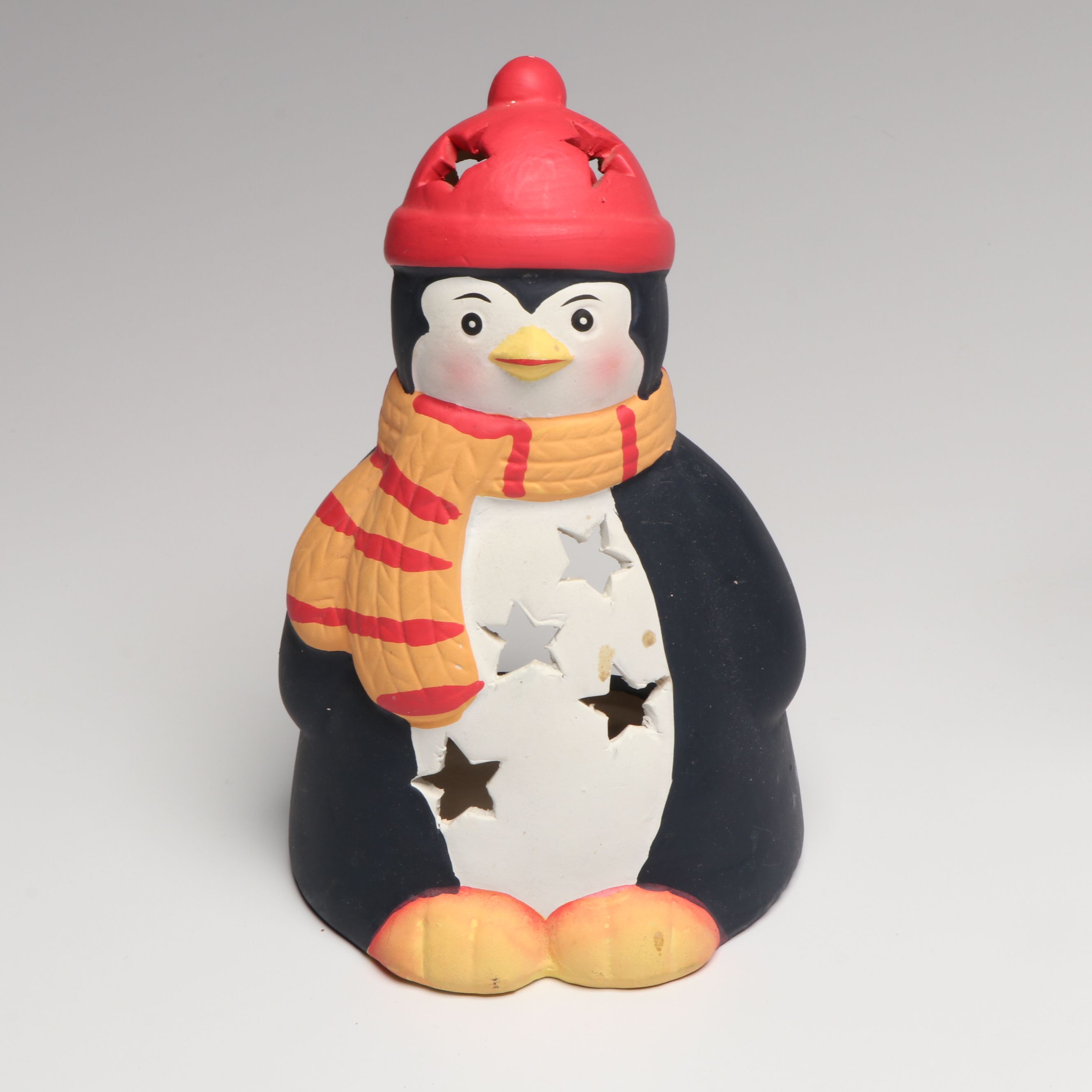 Porcelain Penguin Boxes with Other Penguin Decorations