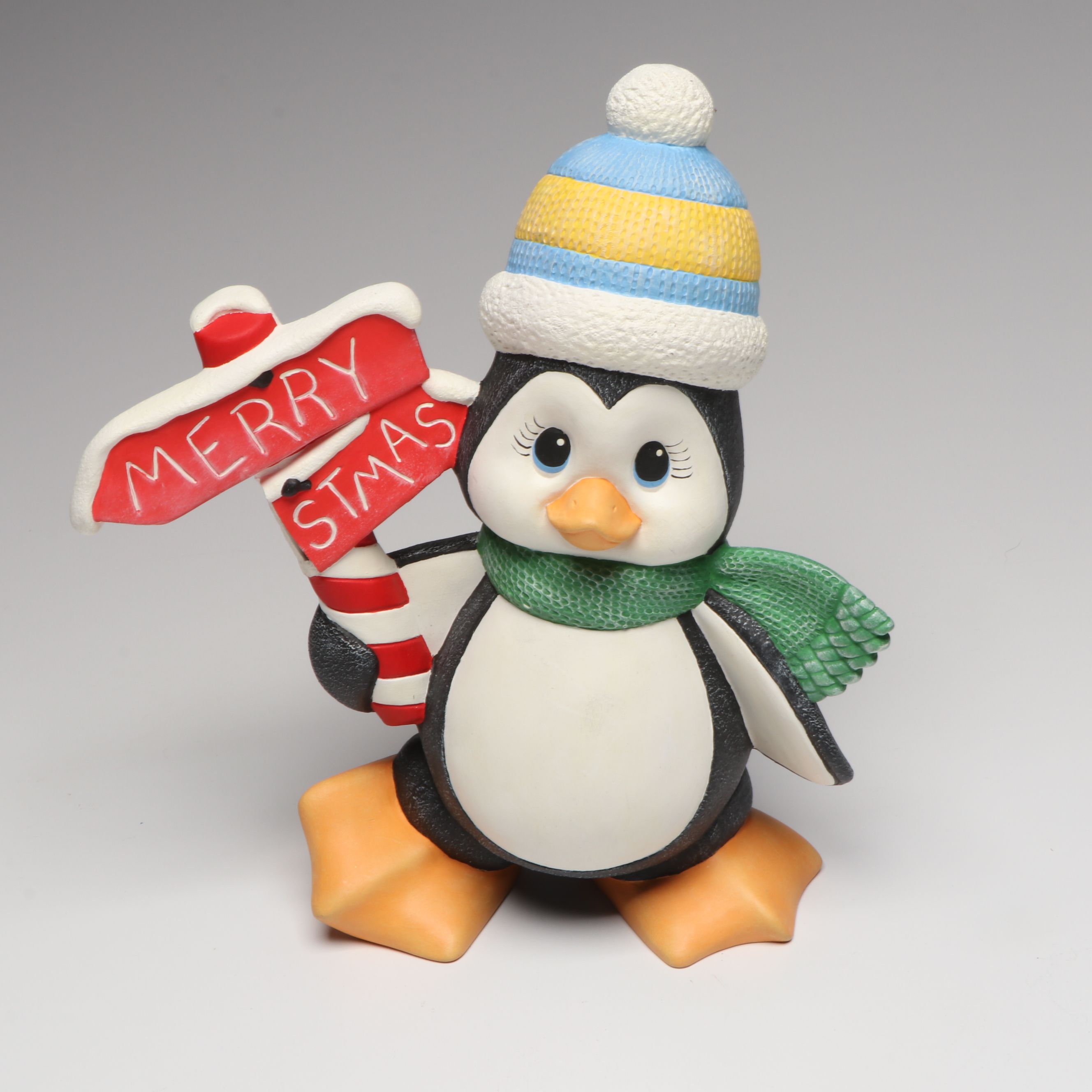 Porcelain Penguin Boxes with Other Penguin Decorations
