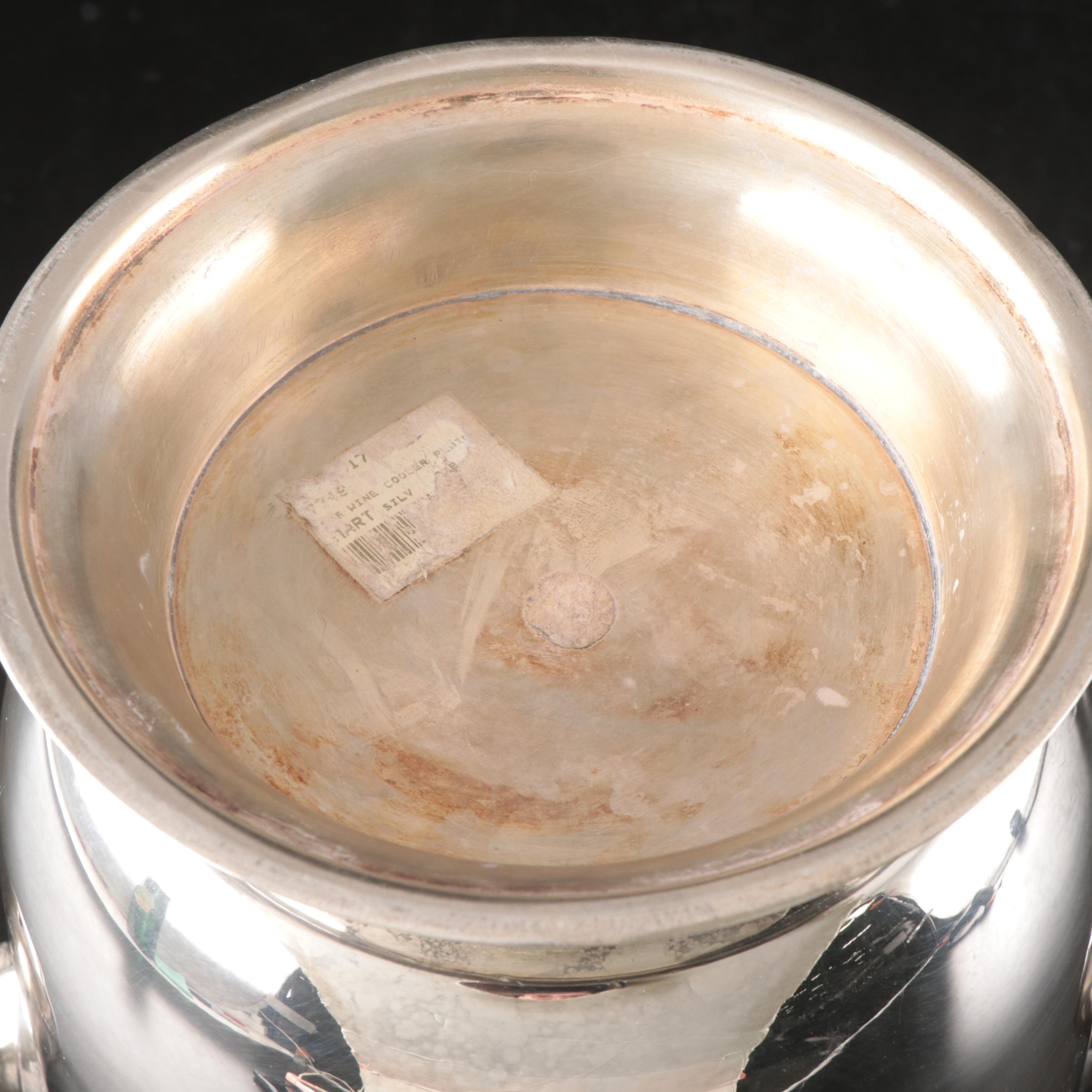 Christofle Metal Ice Bucket with Other Barware