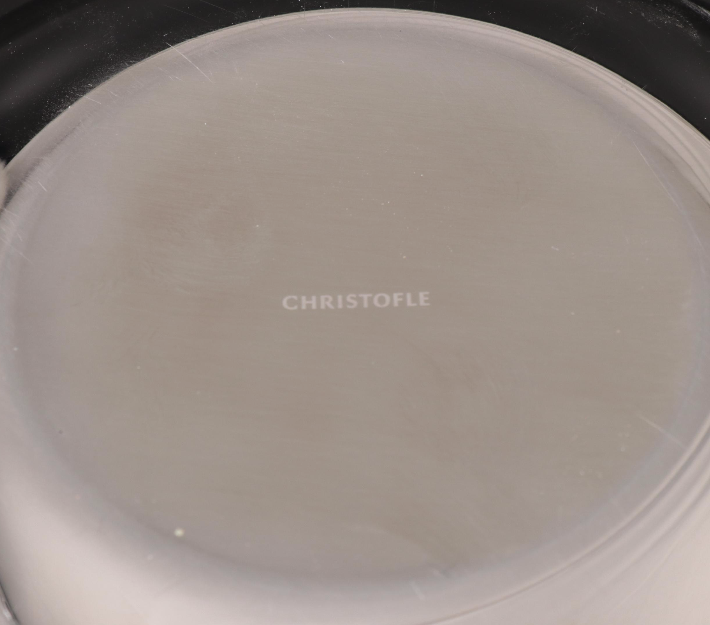 Christofle Metal Ice Bucket with Other Barware