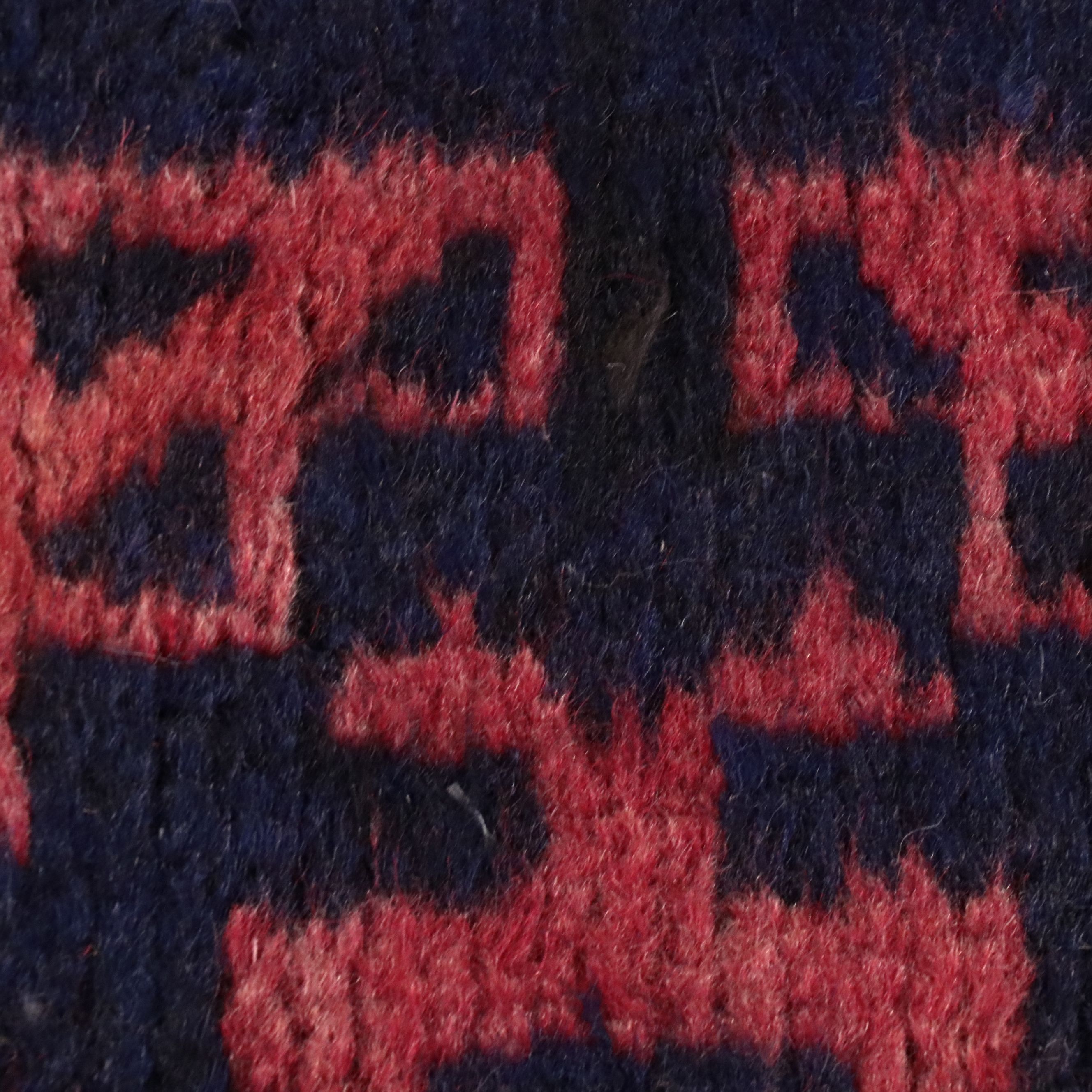 3'6 x 9' Hand-Knotted Afghan Baluch Carpet Runner Long Rug