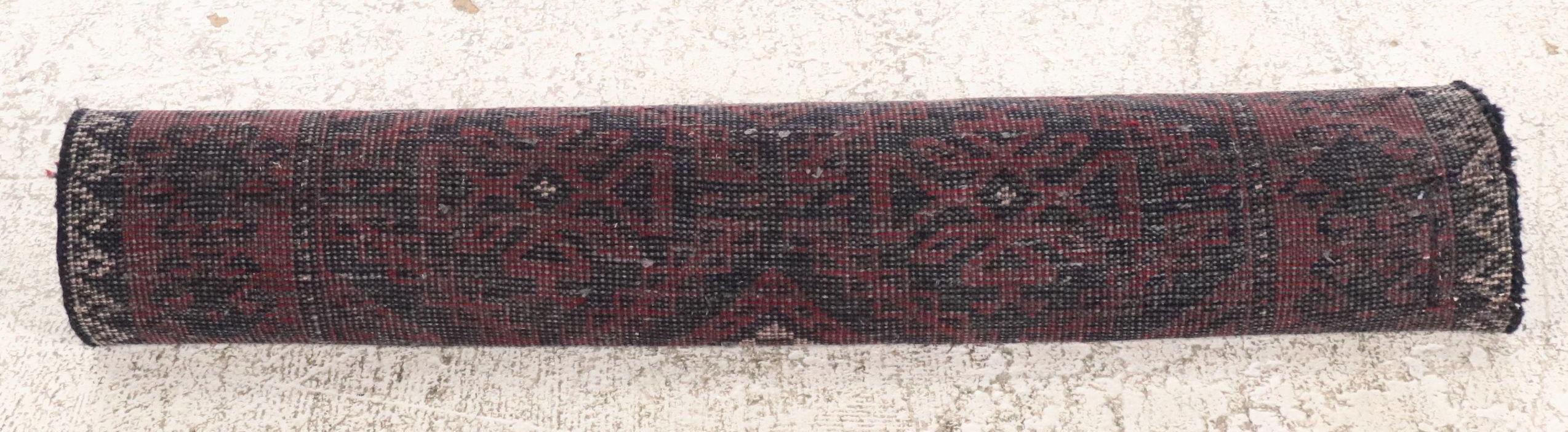 3'6 x 9' Hand-Knotted Afghan Baluch Carpet Runner Long Rug