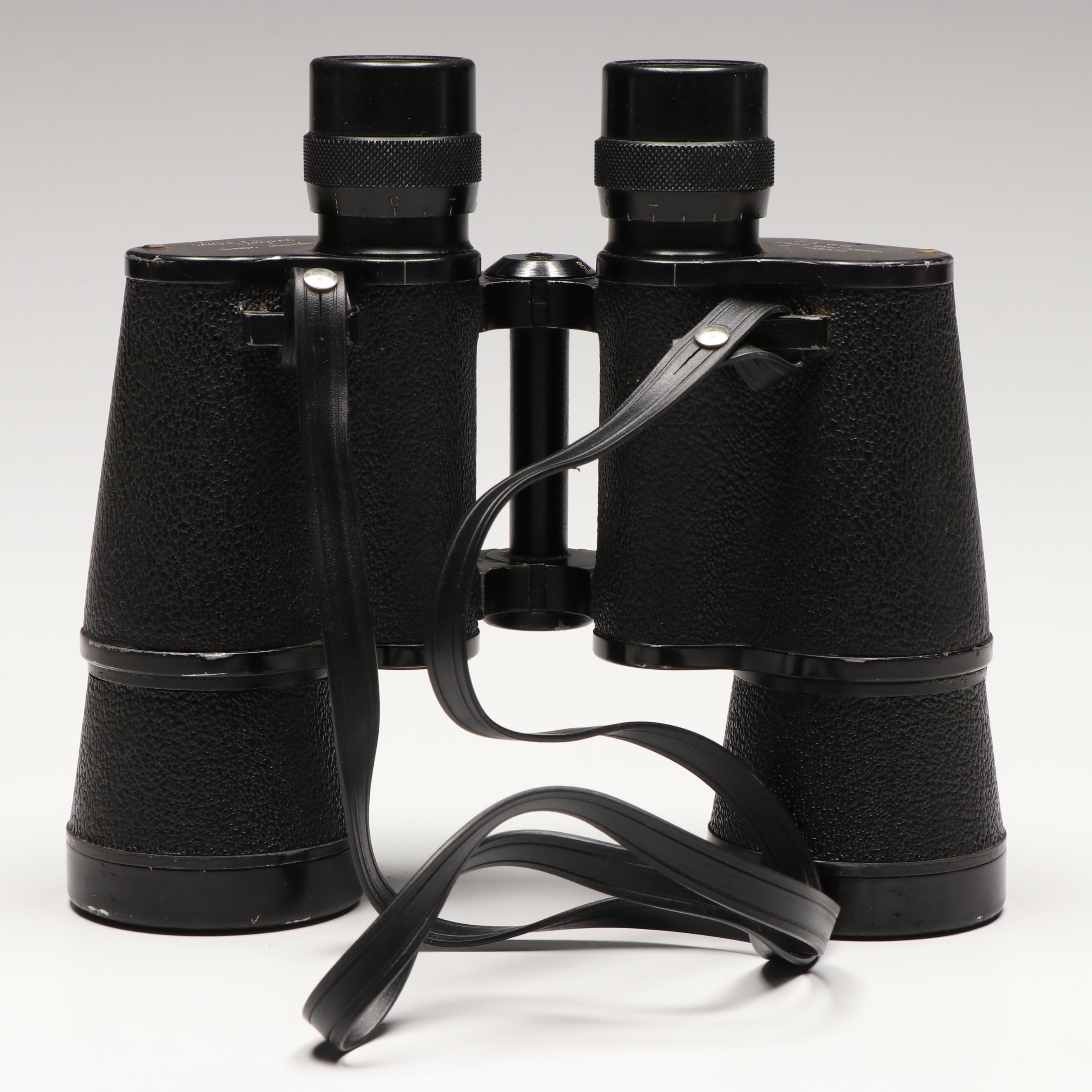 Sans & Streiffe Mariner 7x50 Binoculars with Carrying Case, Mid-20th Century