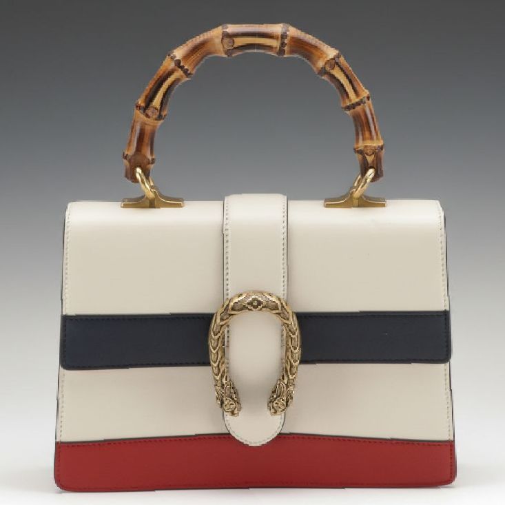Gucci Dionysus Two-Way Bag in Smooth Tricolor Leather