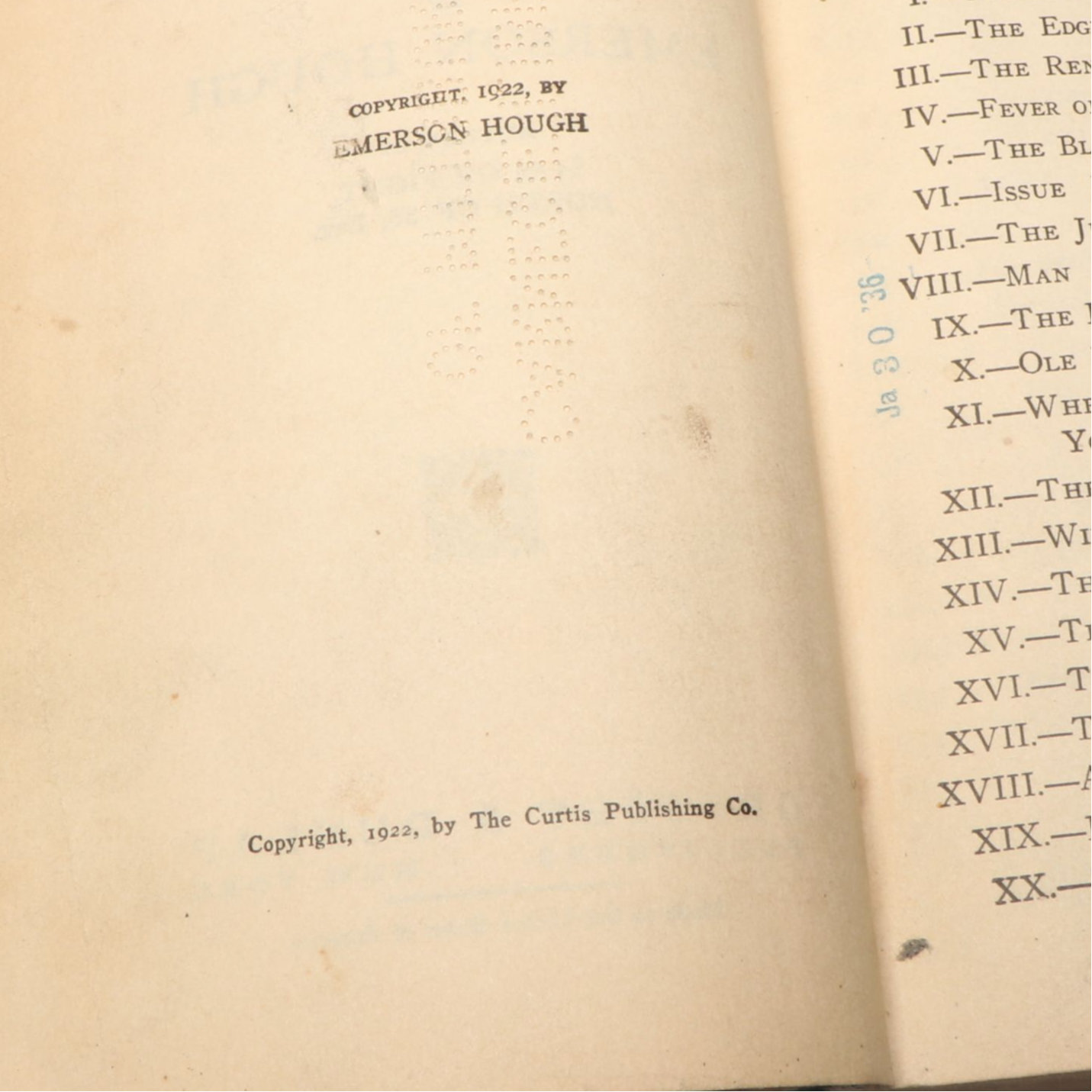 A New Centennial Edition "The Covered Wagon" by Emerson Hough and Other Books