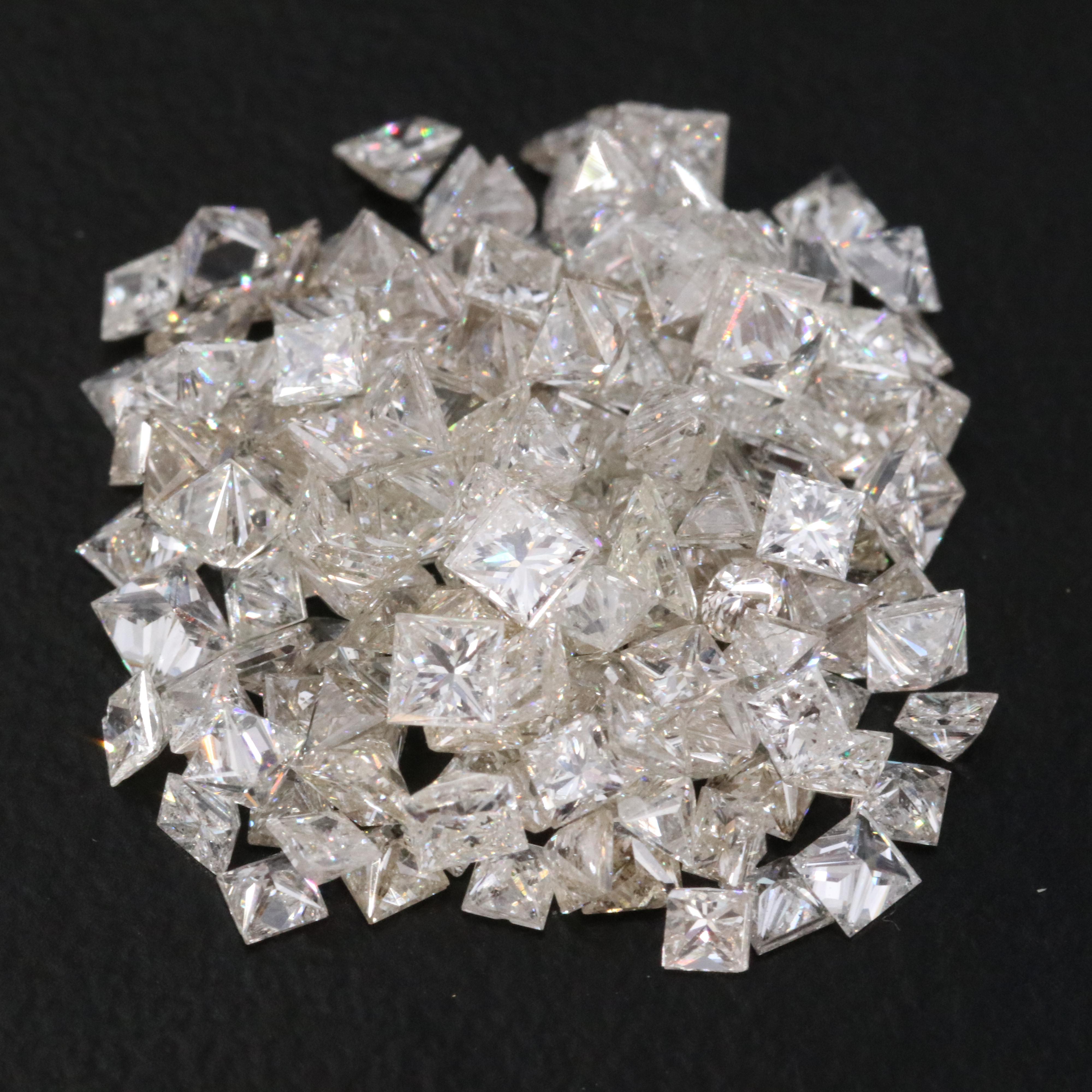 Loose 6.84 CTW Diamond Lot