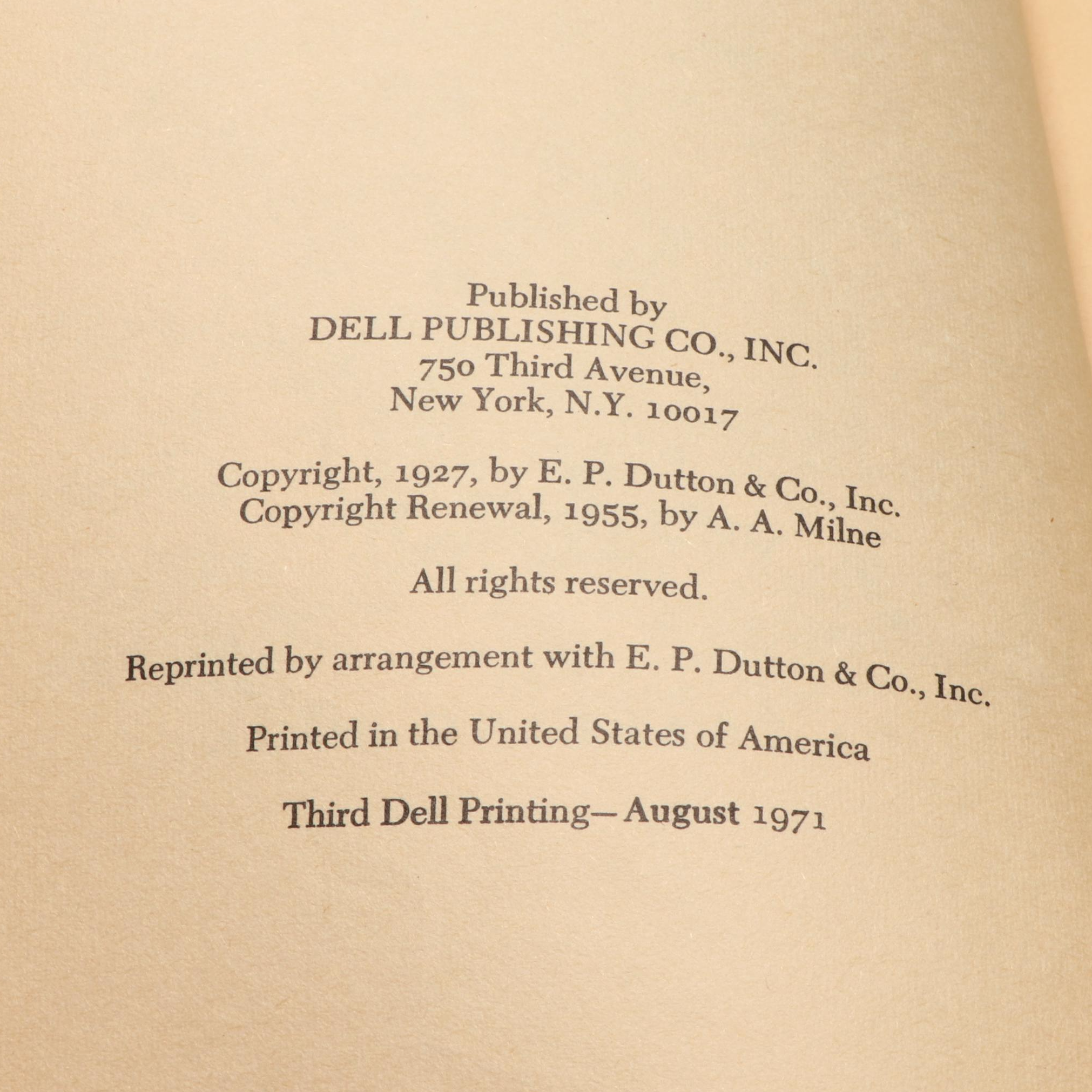 "A Treasury of Winnie-the-Pooh" Box Set by A. A. Milne, 1971