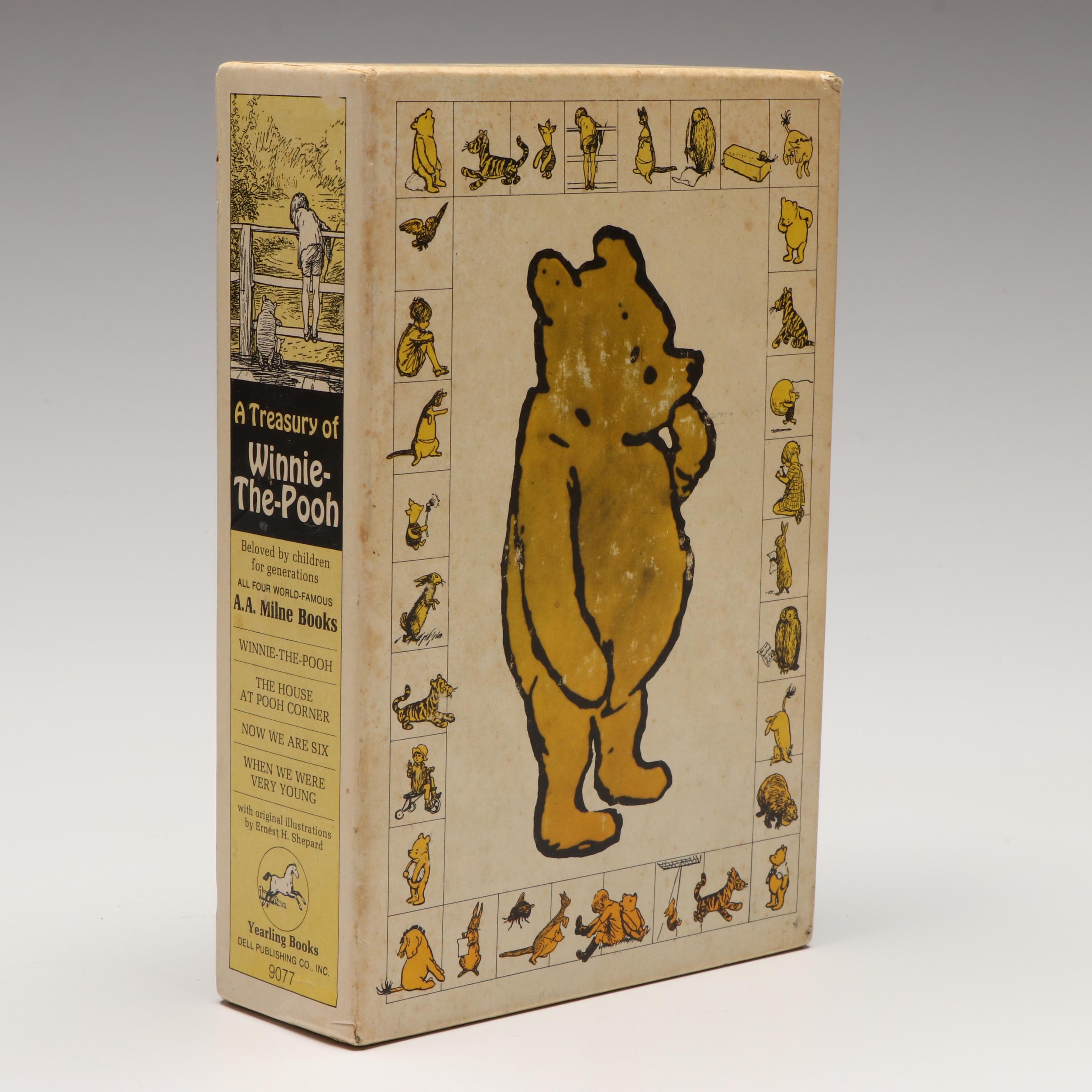 "A Treasury of Winnie-the-Pooh" Box Set by A. A. Milne, 1971