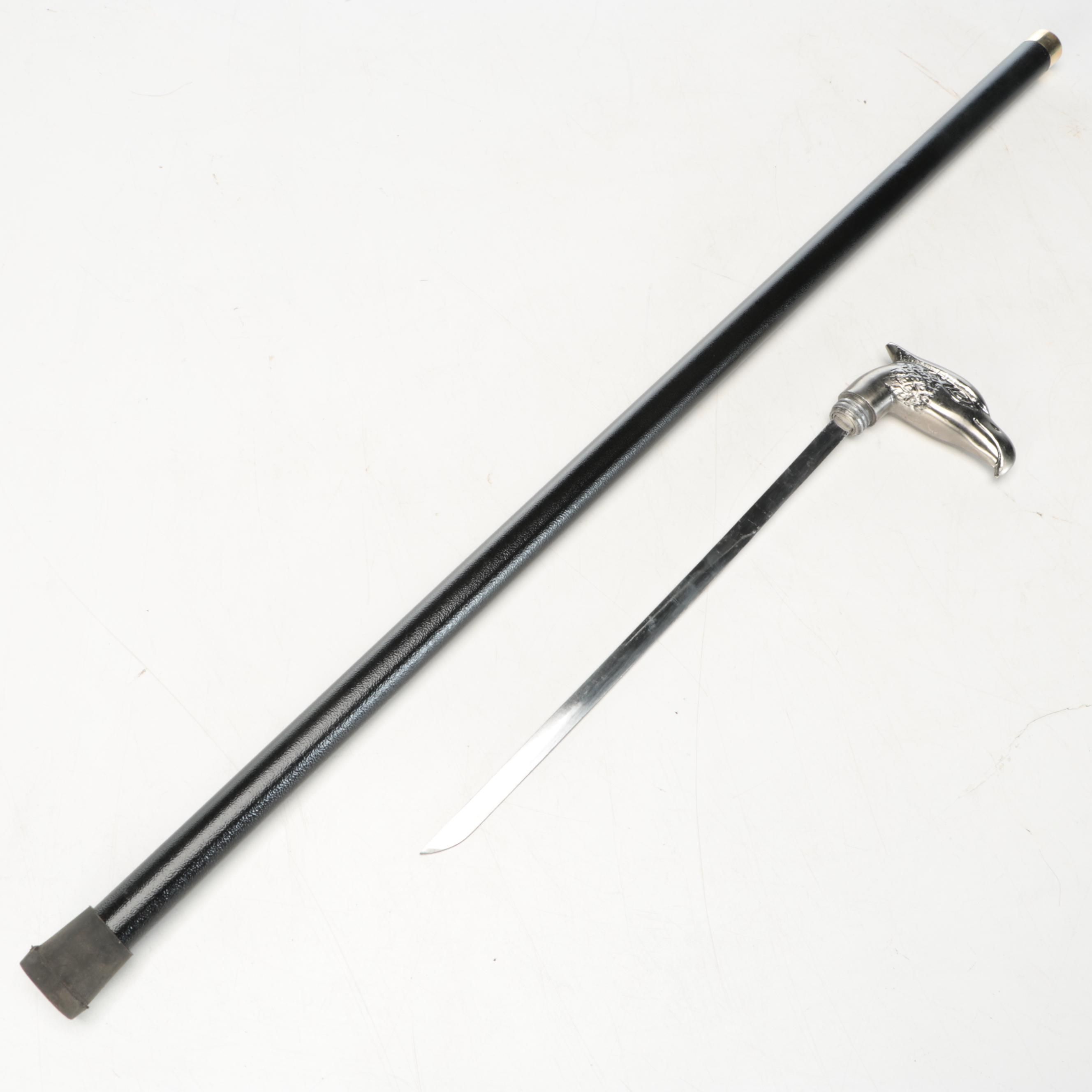 Eagle Head Handled Sword Cane