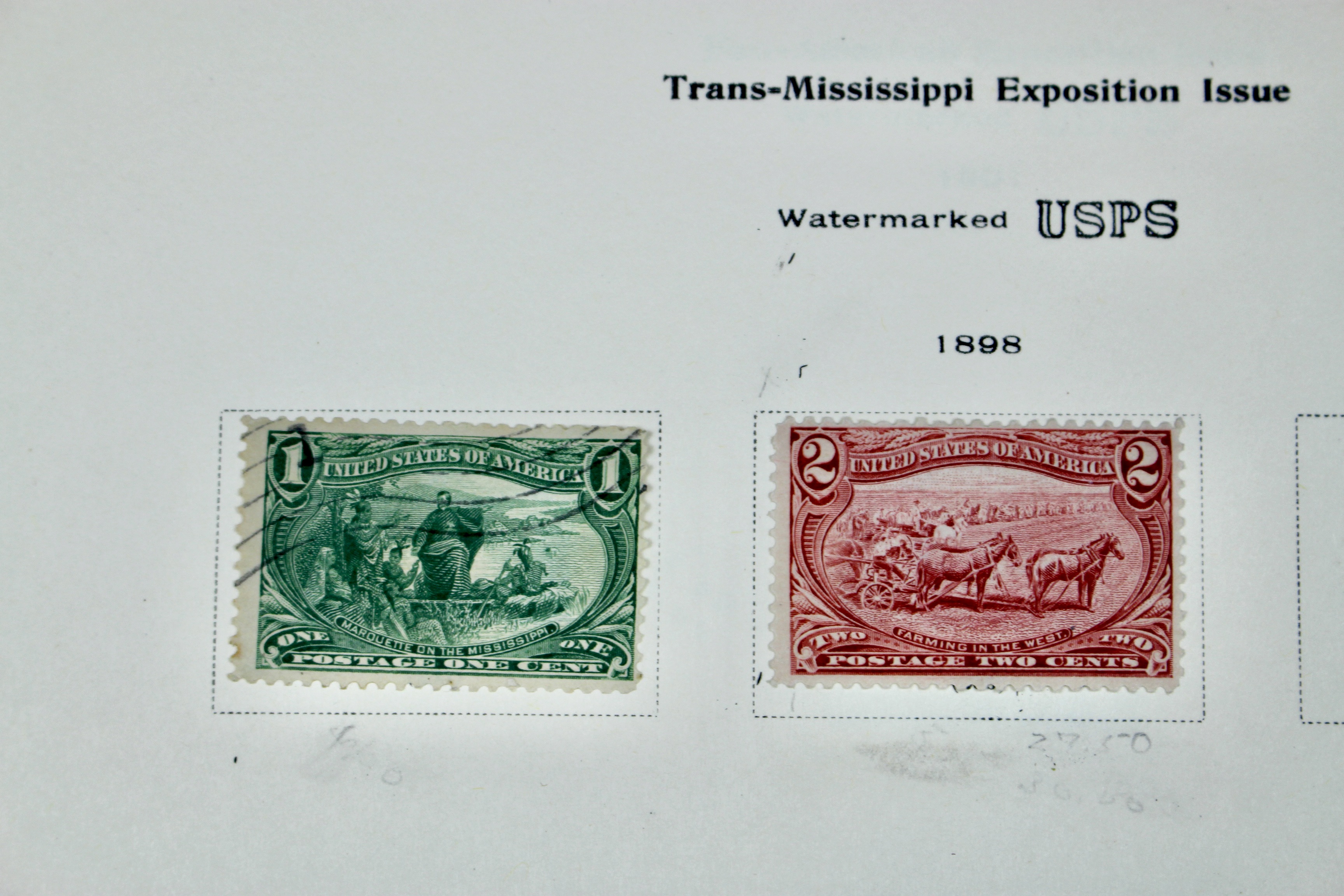 Old U.S. Postage Stamp  Collection, 1861 to 1940