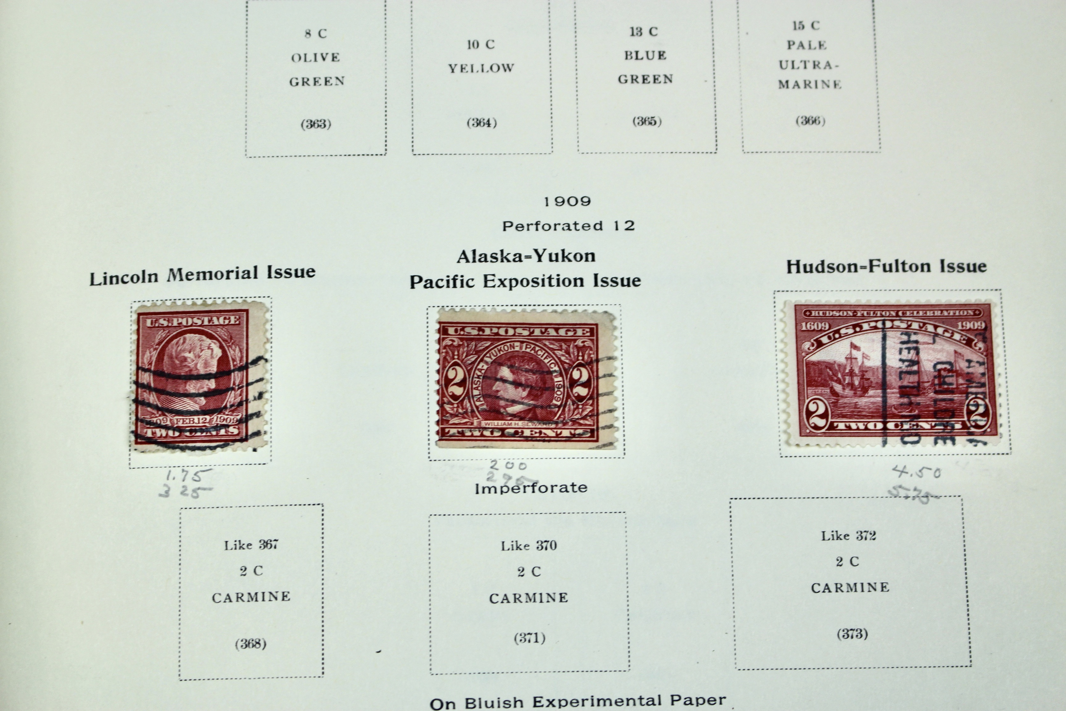 Old U.S. Postage Stamp  Collection, 1861 to 1940