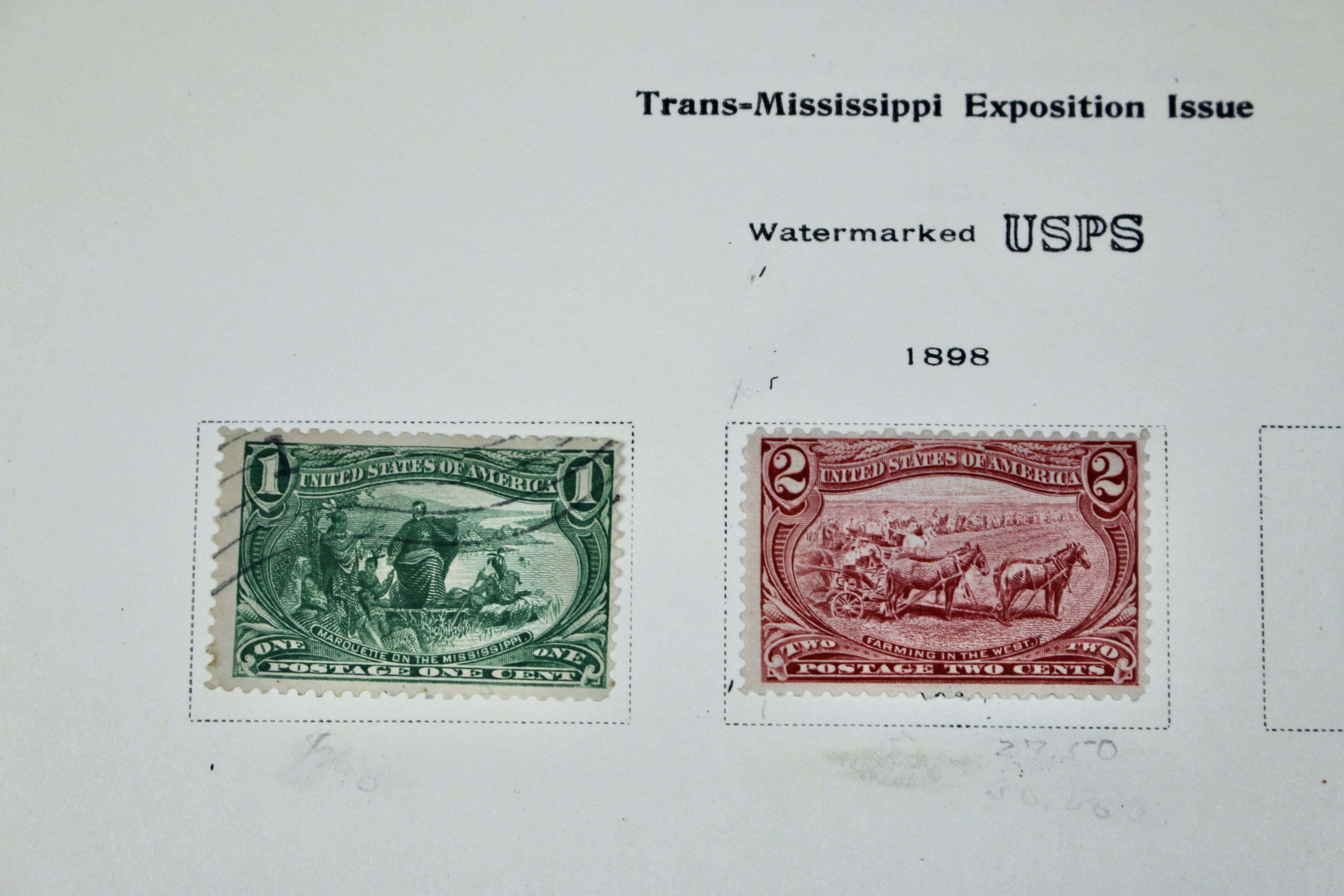 Old U.S. Postage Stamp  Collection, 1861 to 1940