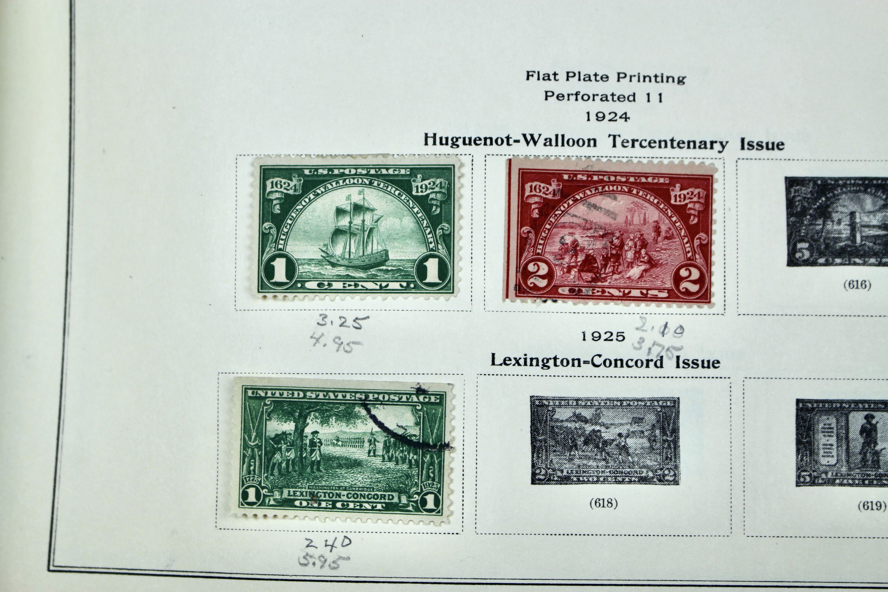 Old U.S. Postage Stamp  Collection, 1861 to 1940