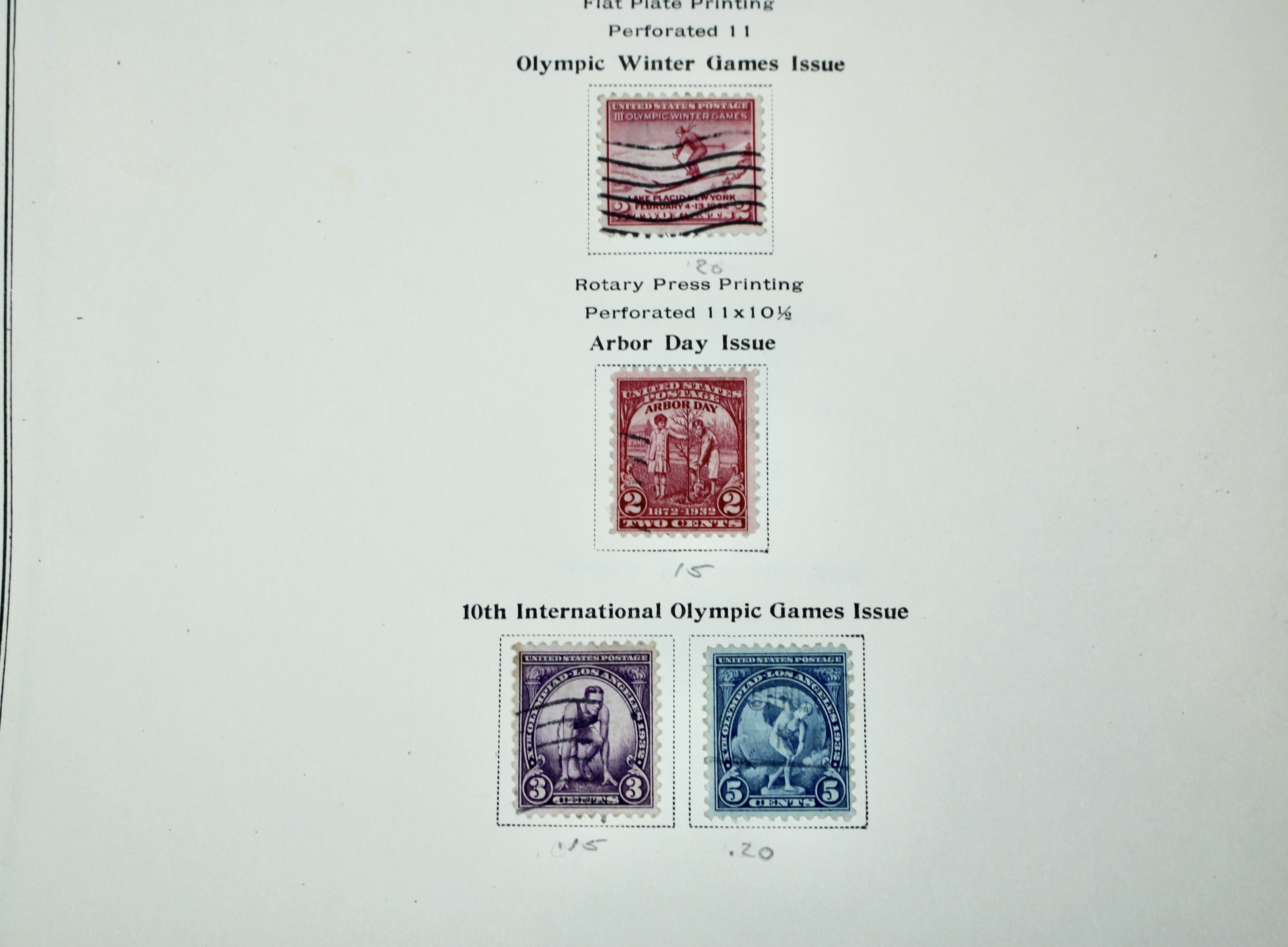 Old U.S. Postage Stamp  Collection, 1861 to 1940