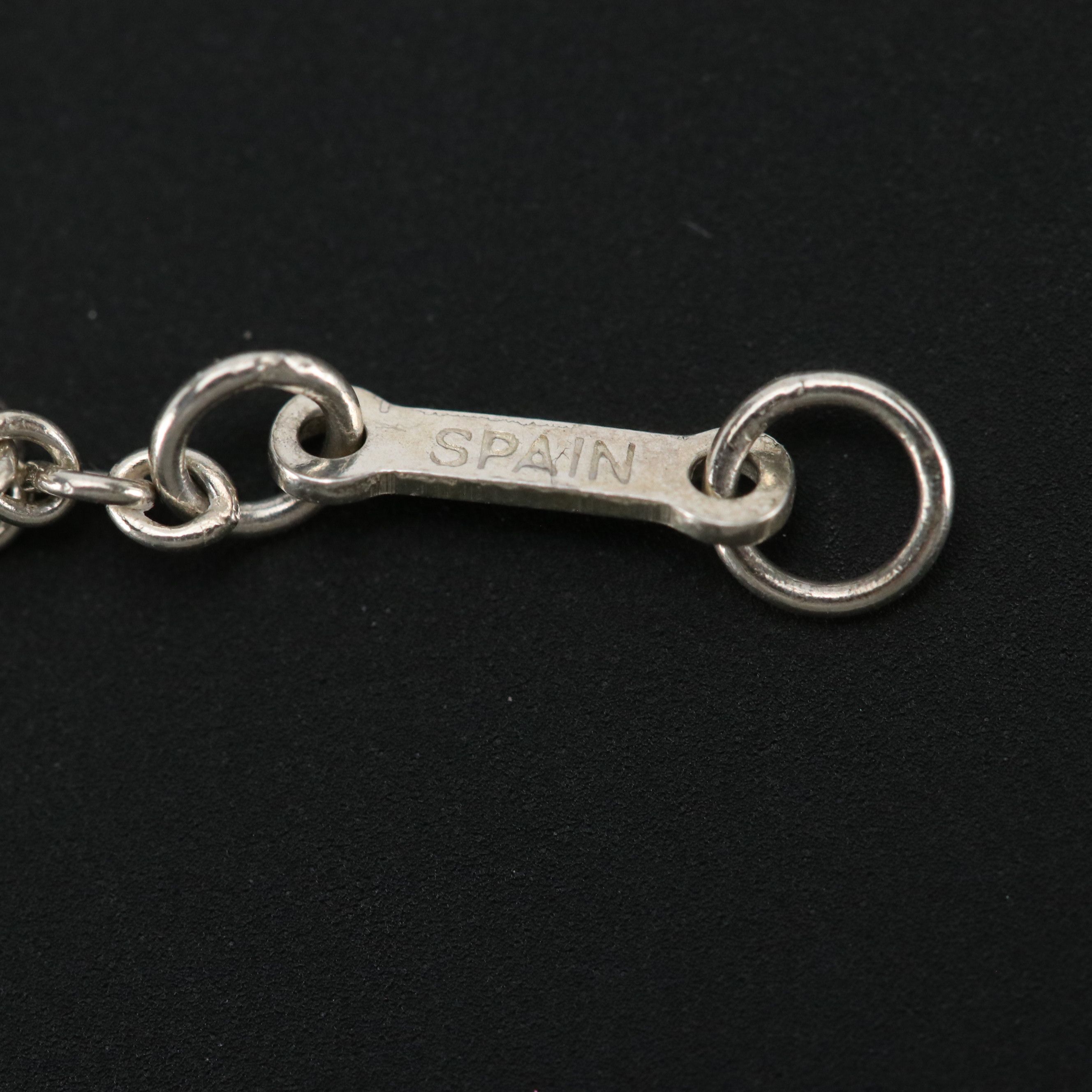 Elsa Peretti for Tiffany & Co. Sterling Silver Open Heart Station Necklace