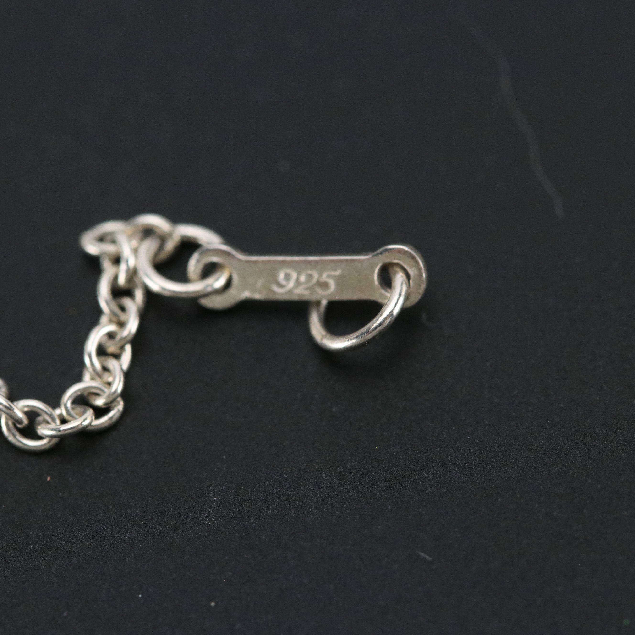 Elsa Peretti for Tiffany & Co. Sterling Silver Open Heart Station Necklace