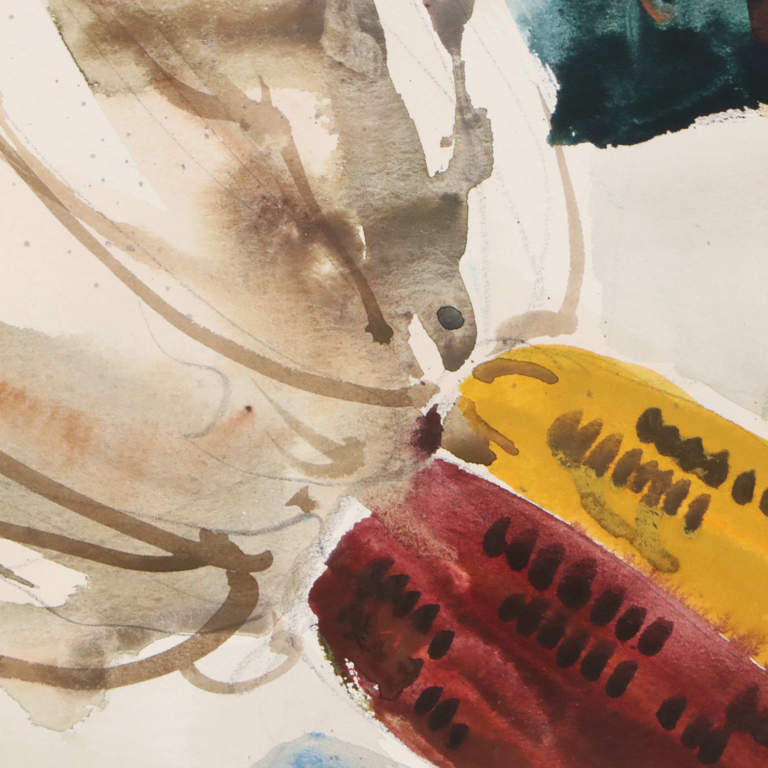 Jack Meanwell Watercolor Painting, Circa 1997