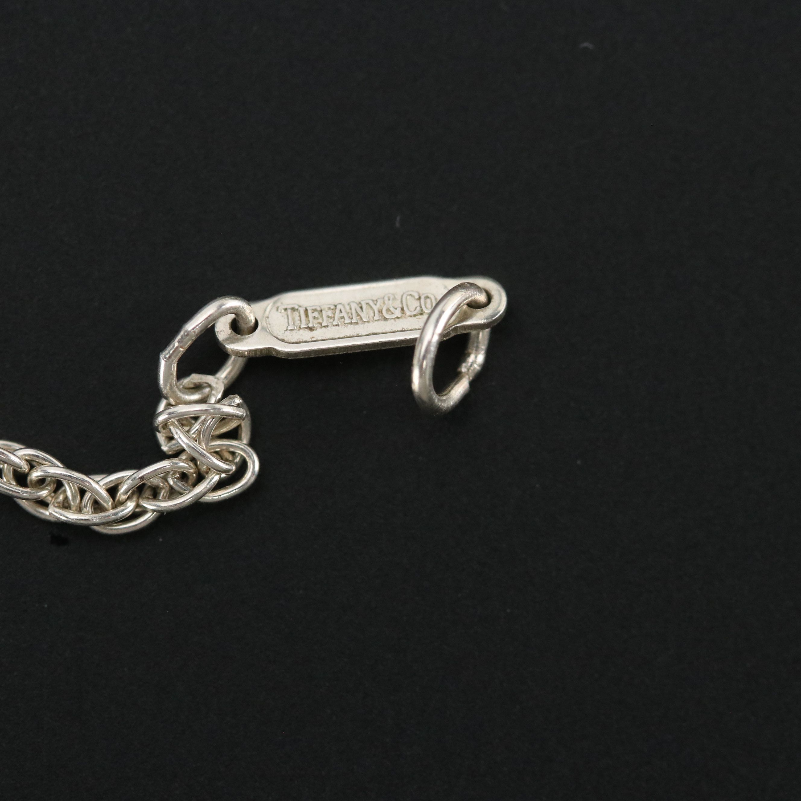 Tiffany & Co. Sterling Silver Twisted Heart Necklace