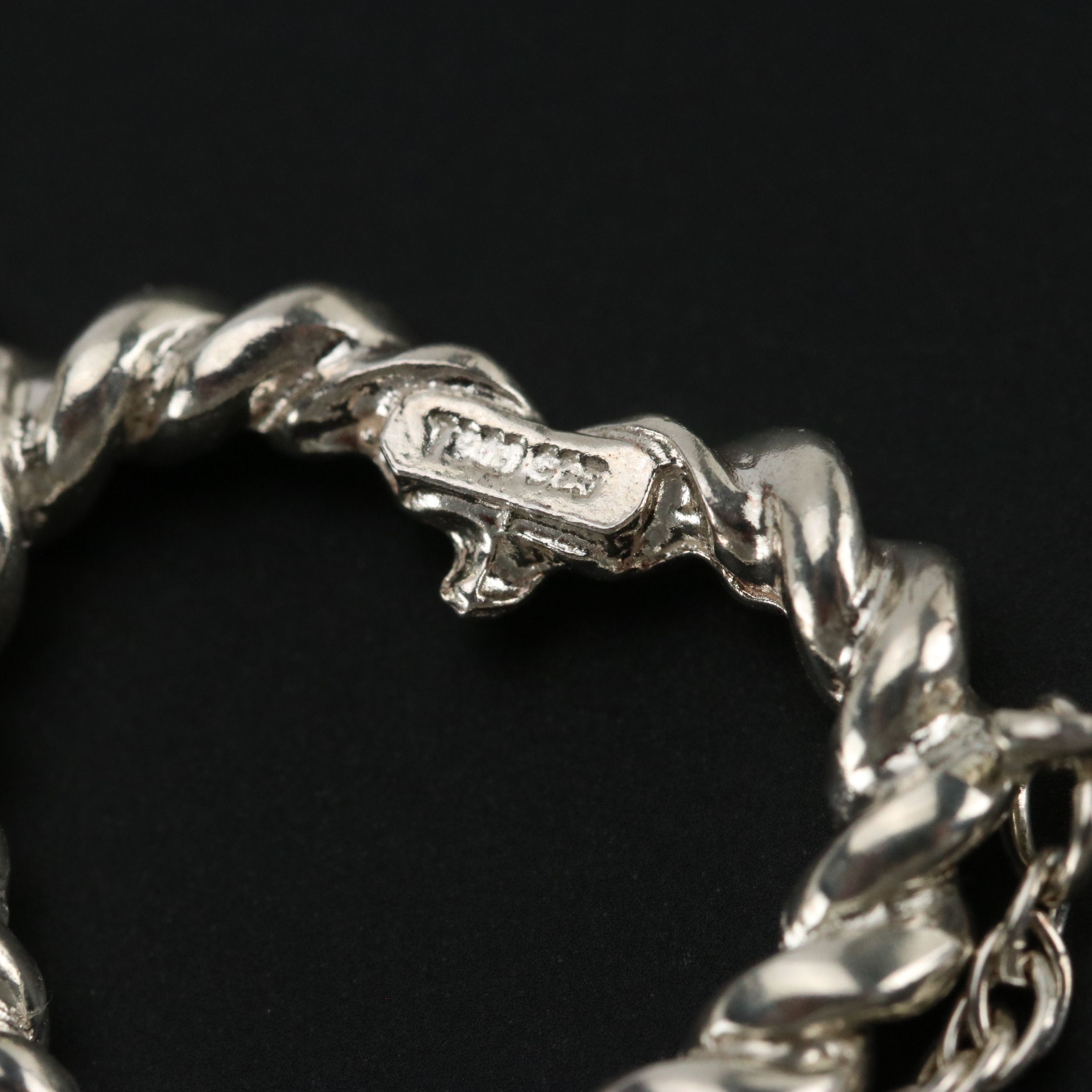 Tiffany & Co. Sterling Silver Twisted Heart Necklace