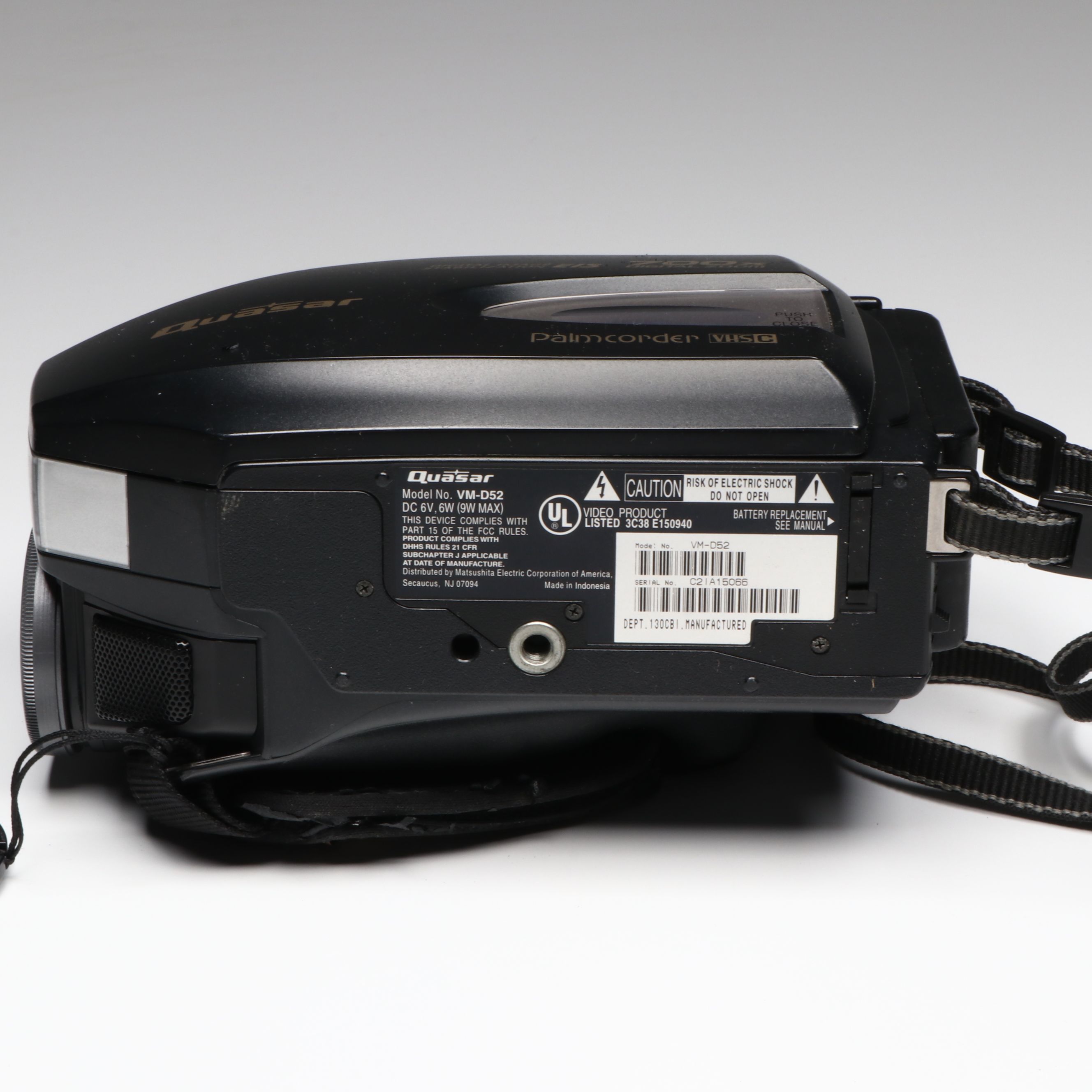 Quasar VM-D52 Camcorder with Sakar Cordless Video Light and More Accessories