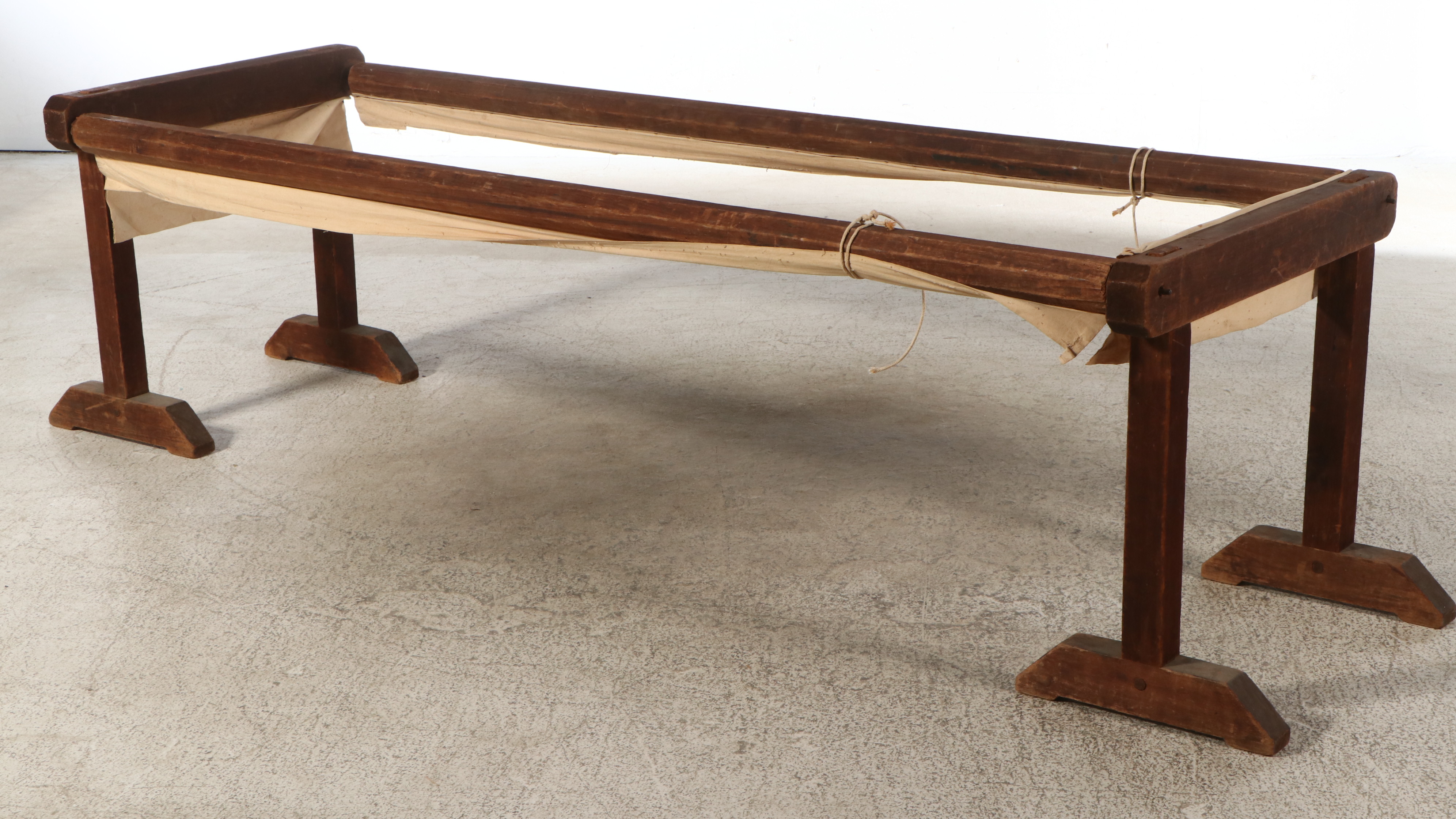 American Primitive Wooden Quilt Stretcher, 19th Century