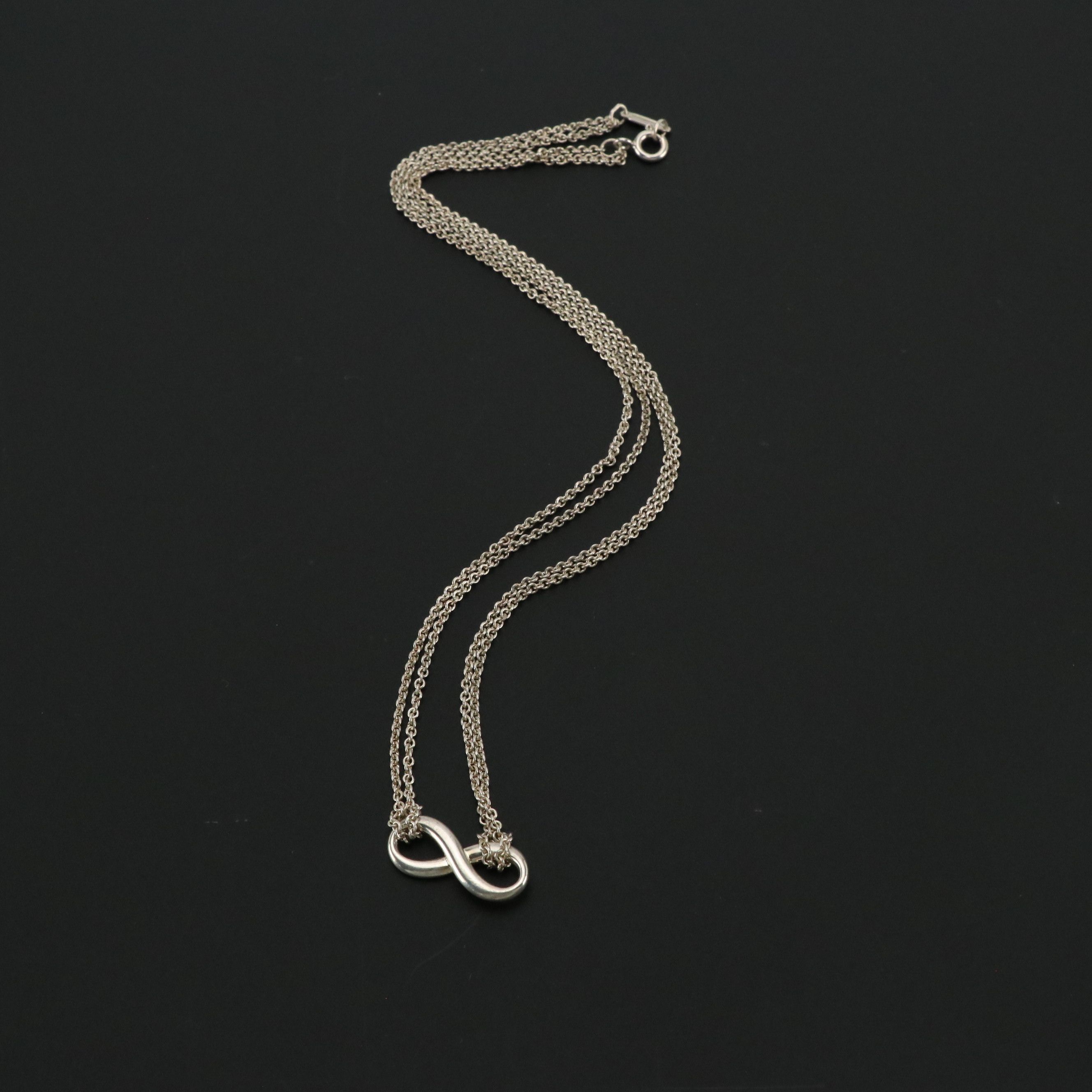 Tiffany & Co. Sterling Infinity Necklace