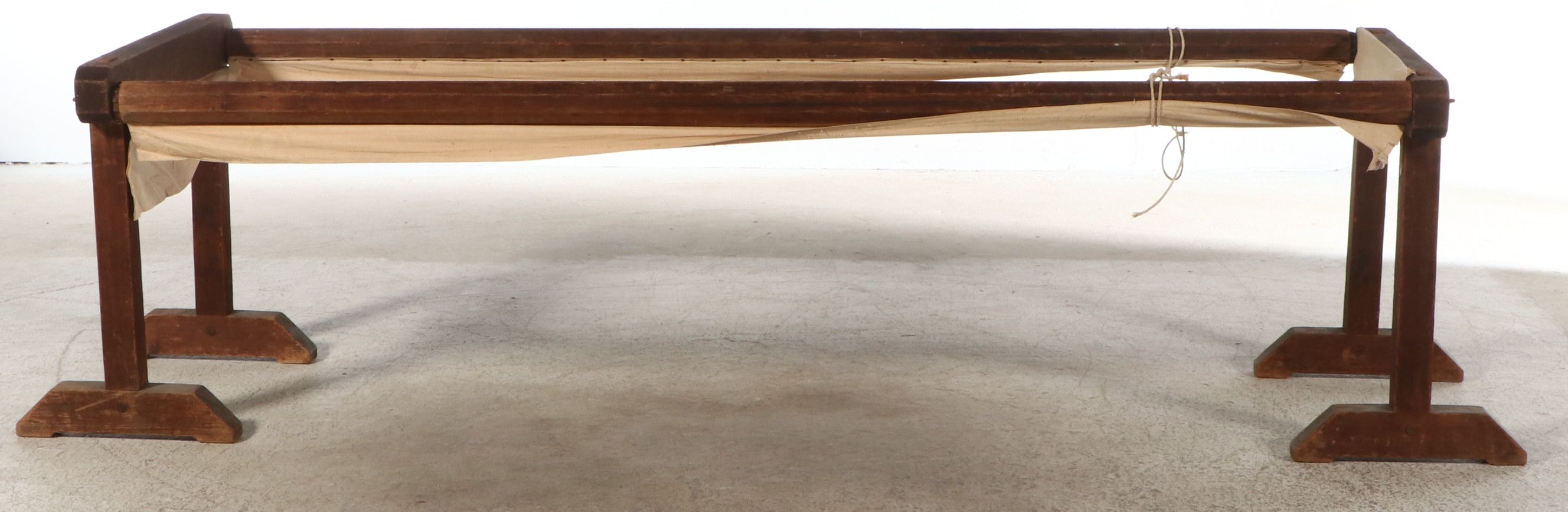 American Primitive Wooden Quilt Stretcher, 19th Century