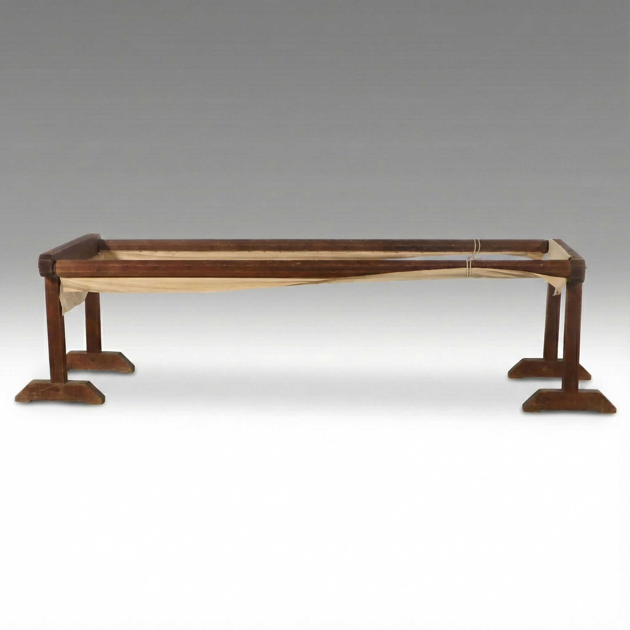 American Primitive Wooden Quilt Stretcher, 19th Century