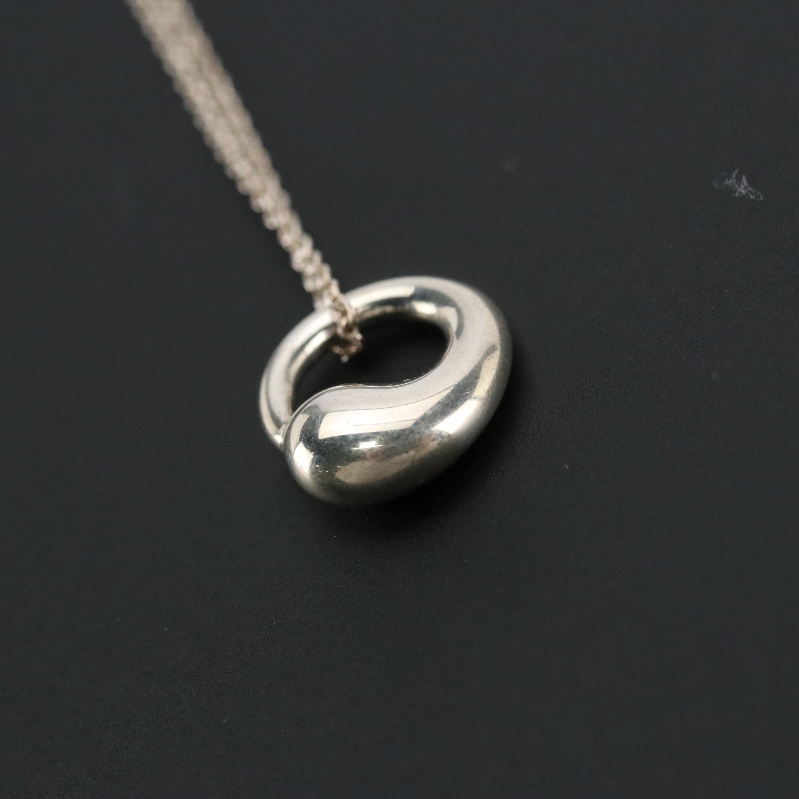 Elsa Peretti for Tiffany & Co. Sterling Silver Eternal Circle Pendant Necklace