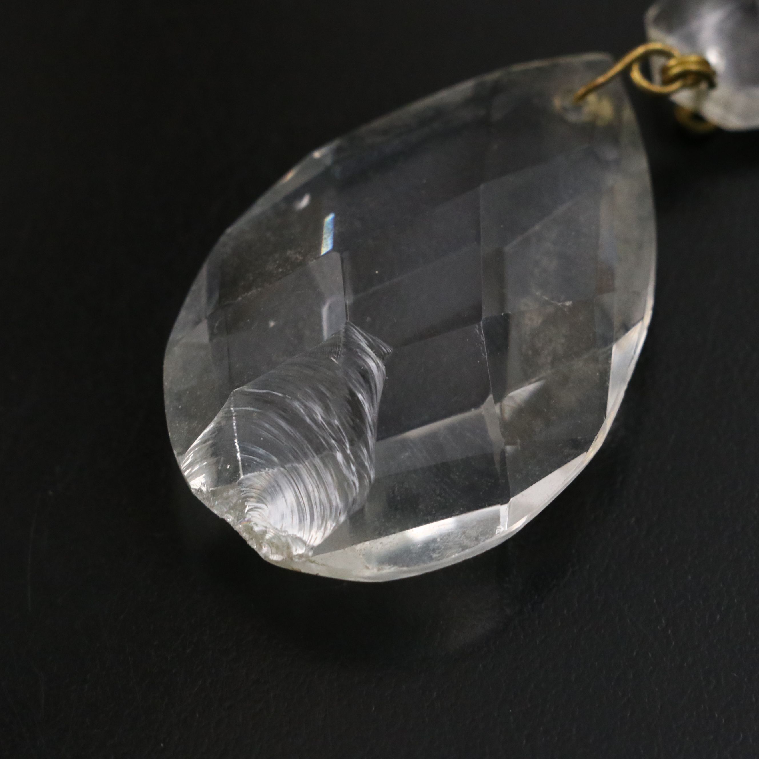 Pair of Empire Style Lacquered Brass Candlestick Wall Sconces