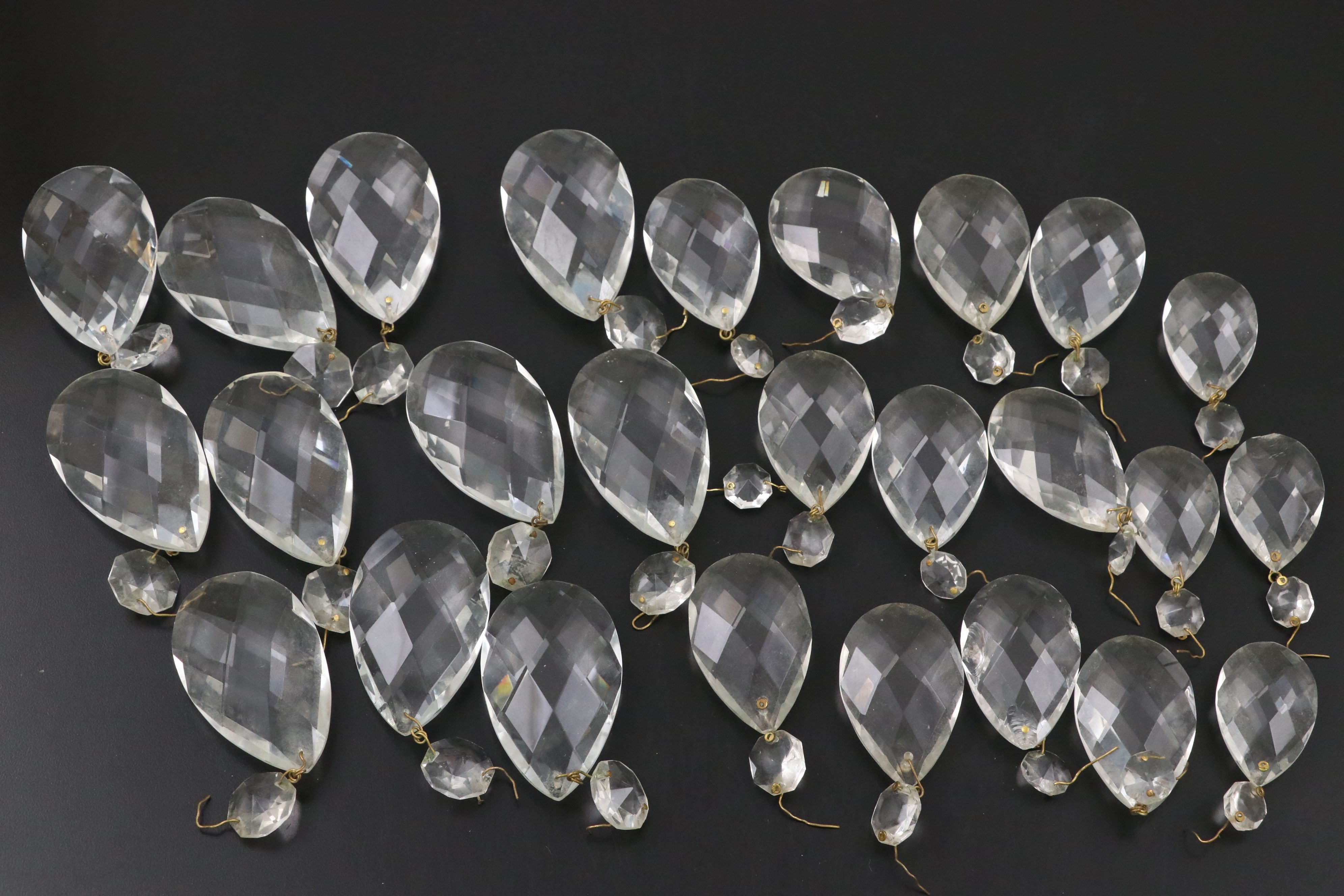 Pair of Empire Style Lacquered Brass Candlestick Wall Sconces