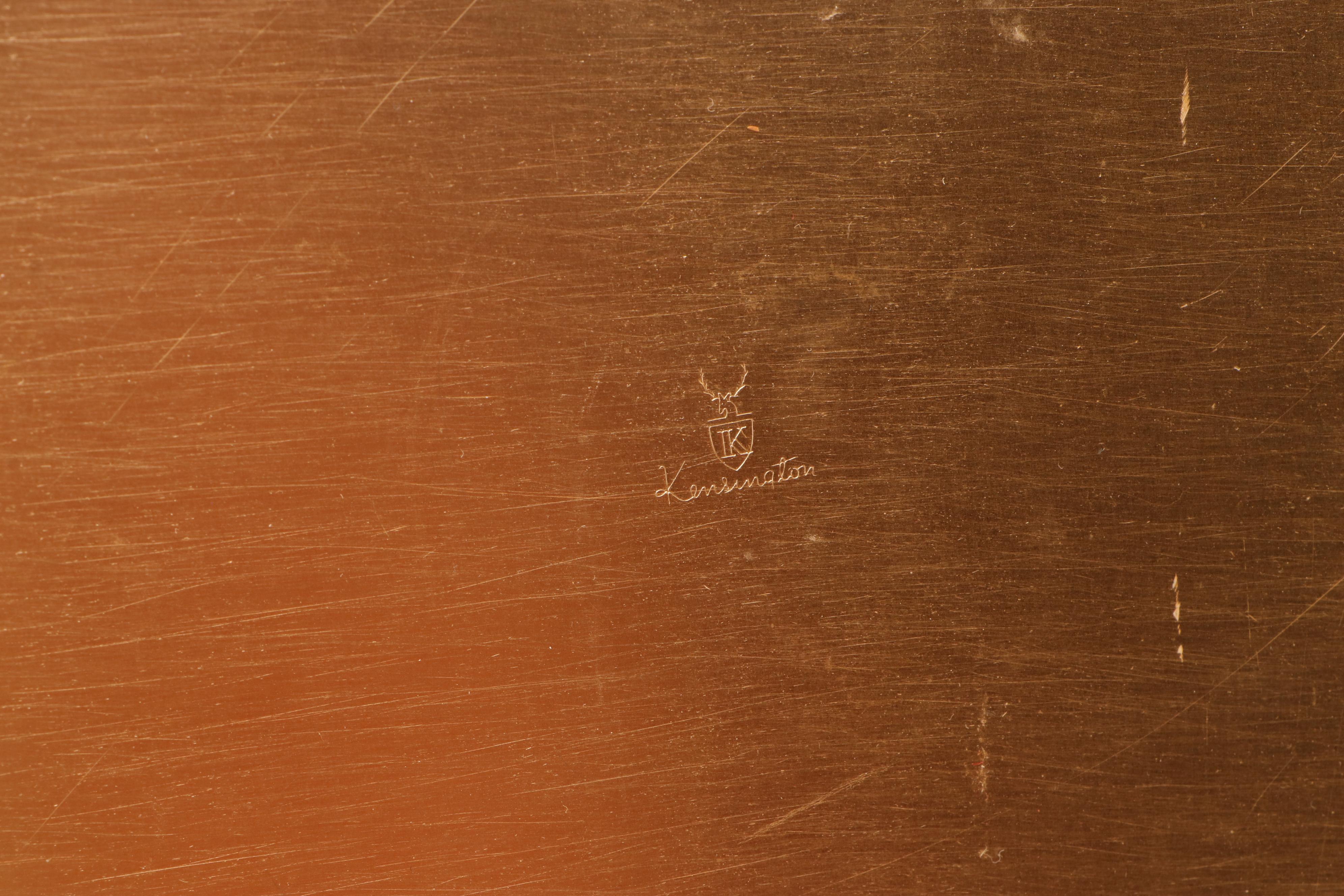 Etched Brass Urns, Brass Figural Bell, Candle Holders and More Décor