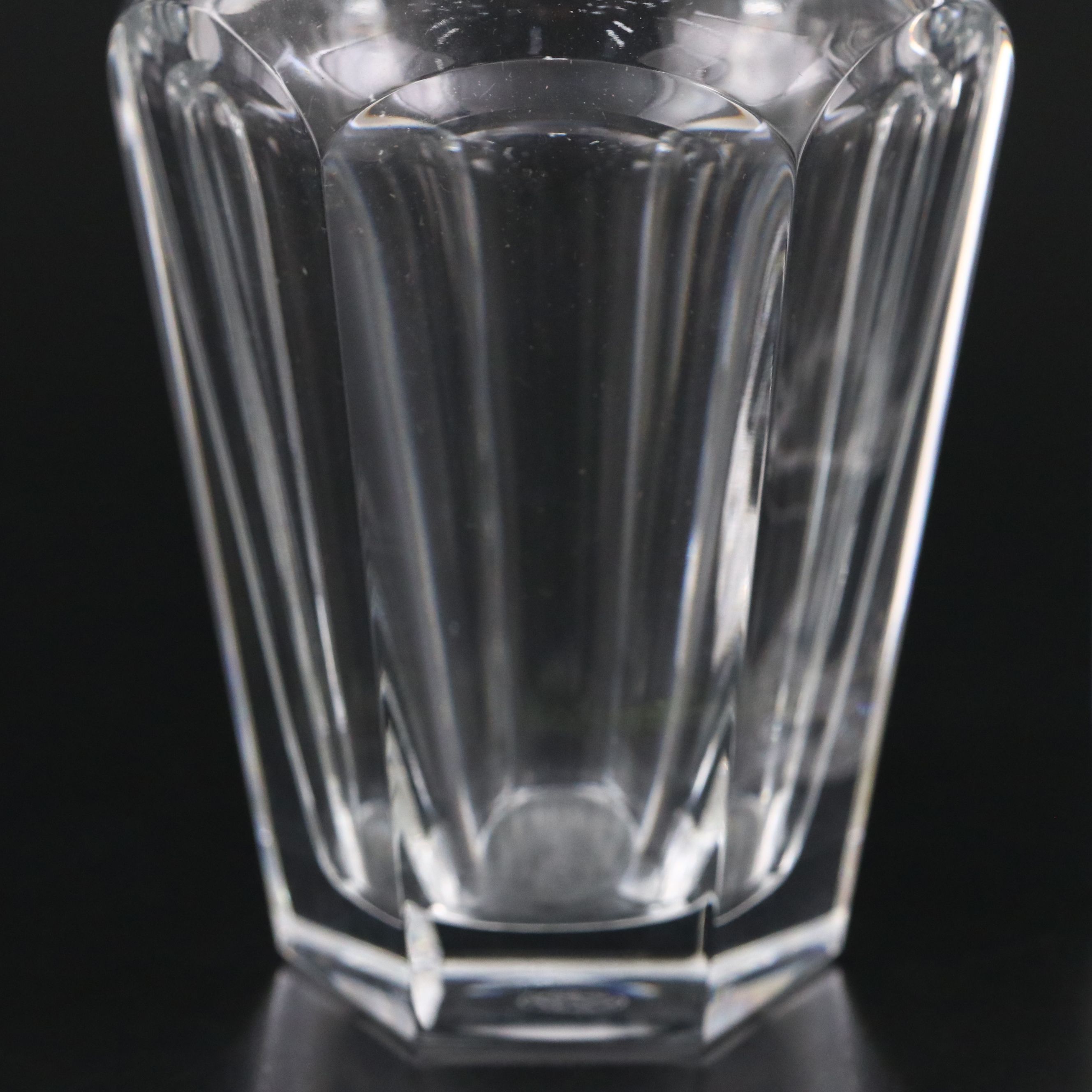 Baccarat "Nelly" and Orrefors Crystal Vases