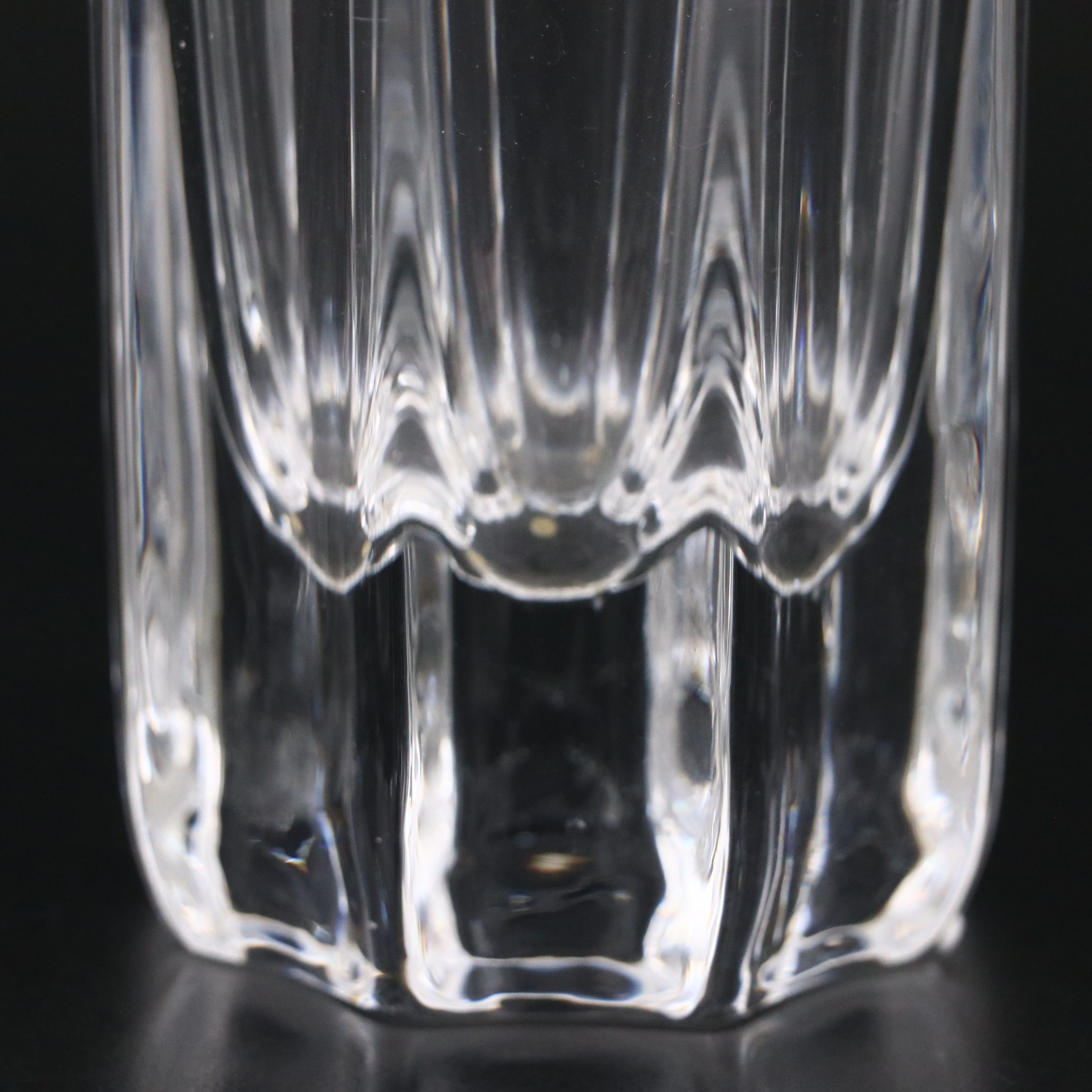 Baccarat "Nelly" and Orrefors Crystal Vases
