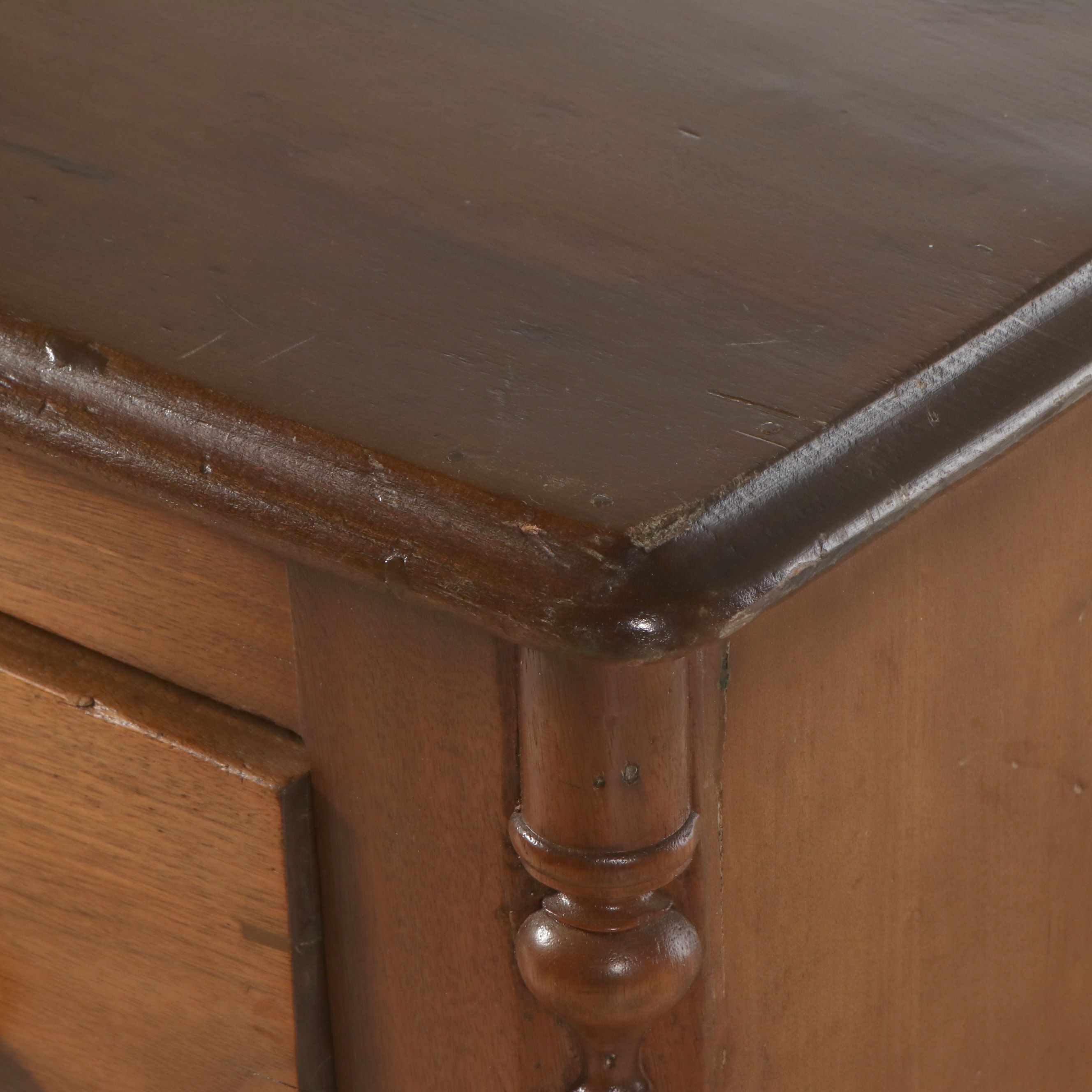 American Victorian Style Cherry Chest of Drawers, Mid to Late 19th Century