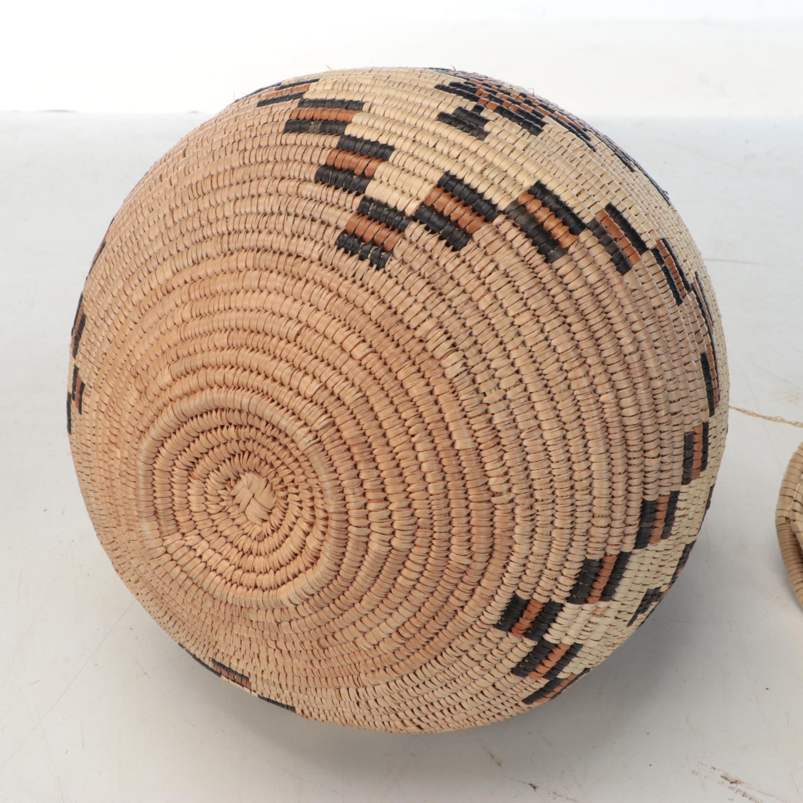Phindile Manqele and Other Zulu Handcrafted Ilala Palm Ukhamba Baskets