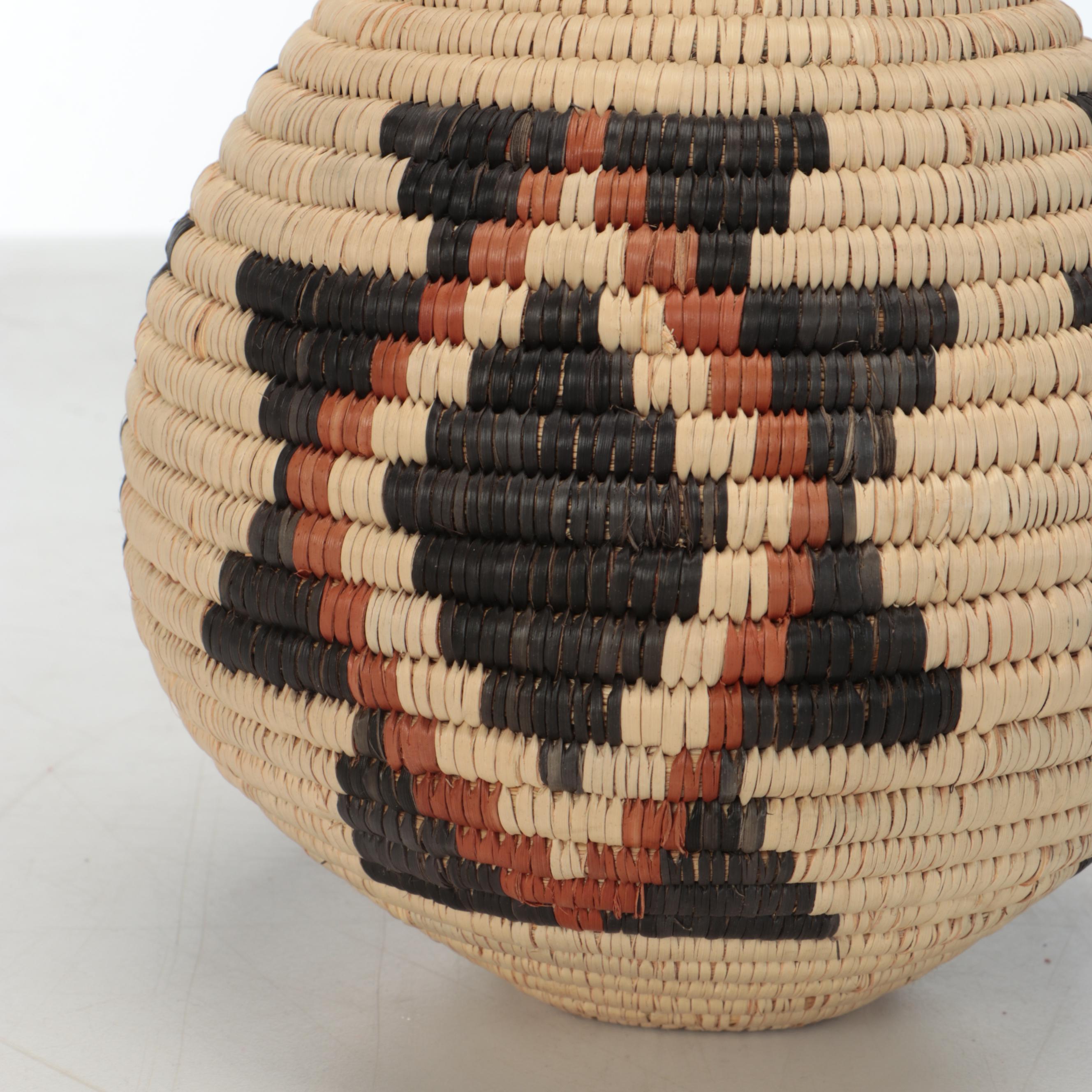 Phindile Manqele and Other Zulu Handcrafted Ilala Palm Ukhamba Baskets