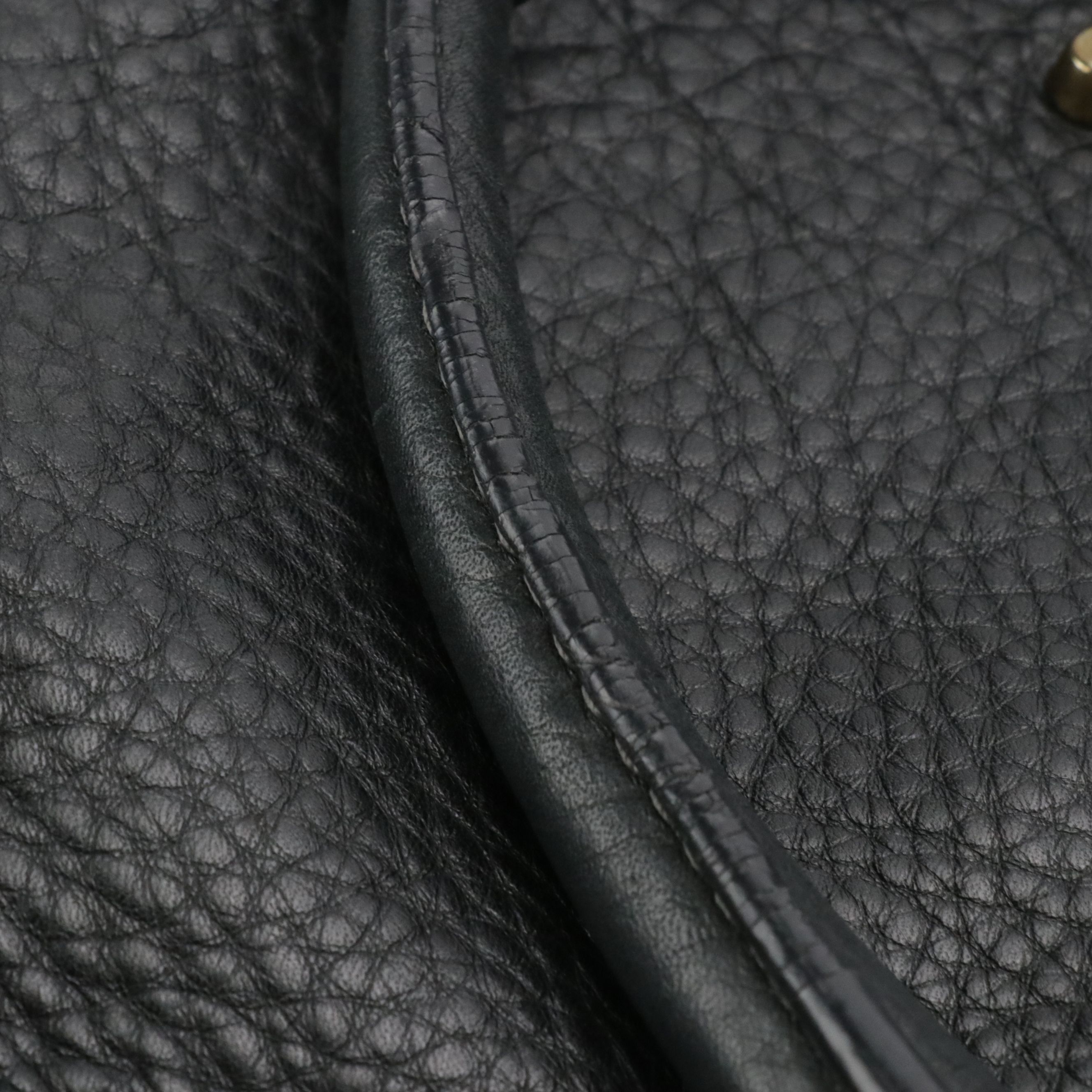 Chloé Paddington Satchel in Black Grained Calfskin Leather