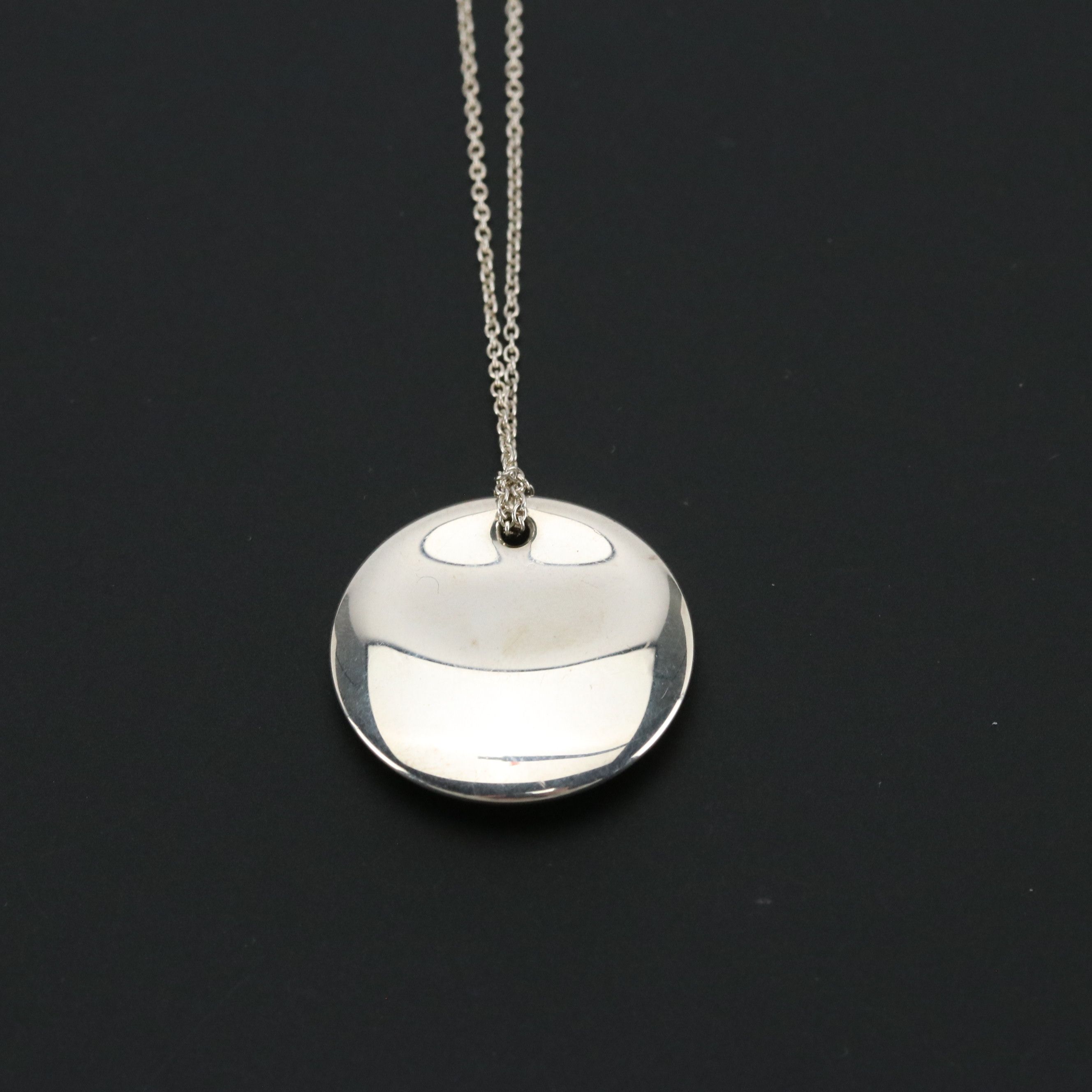 Elsa Perretti for Tiffany & Co. Sterling Silver Disc Pendant Necklace