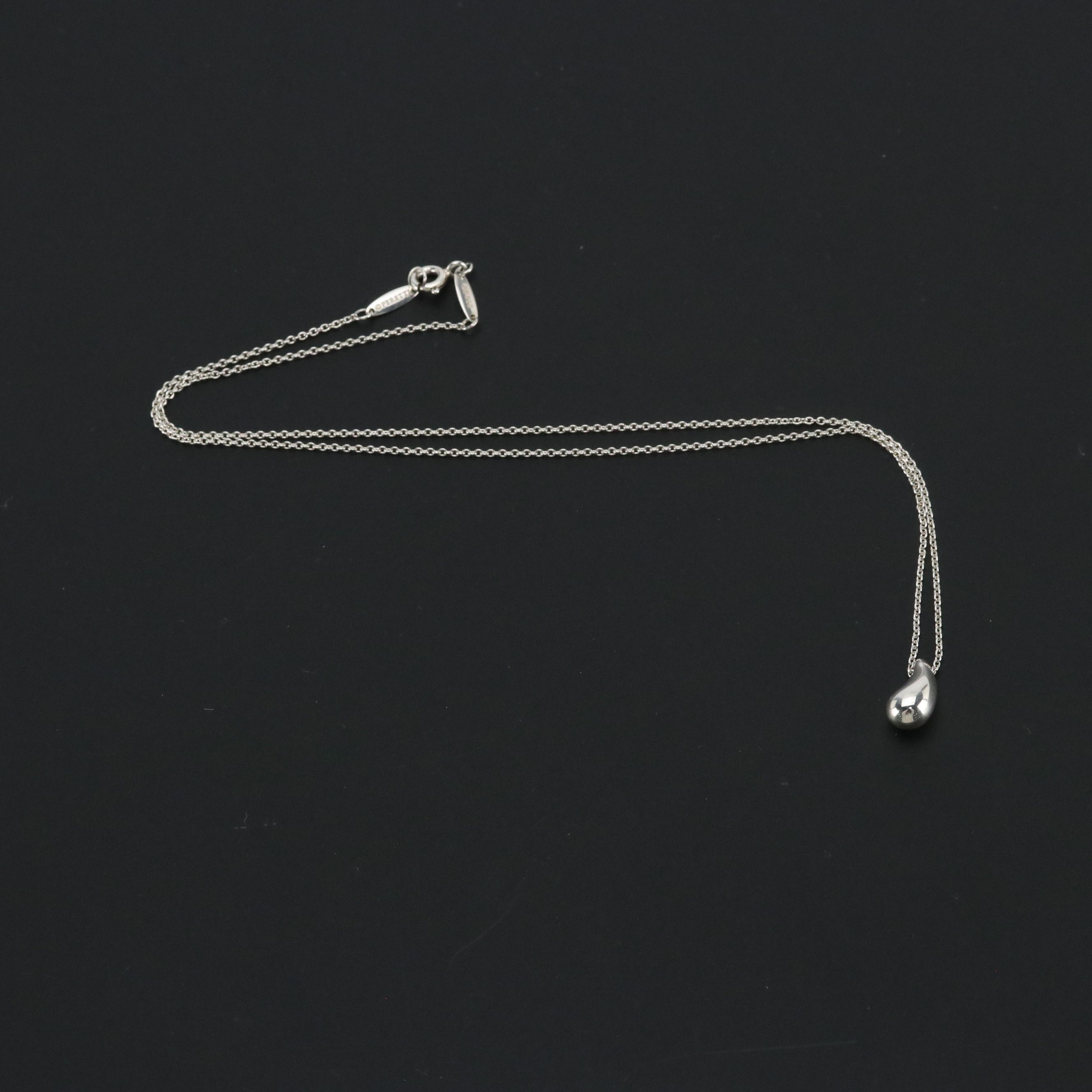 Elsa Perretti for Tiffany & Co. Sterling Silver Teardrop Pendant Necklace