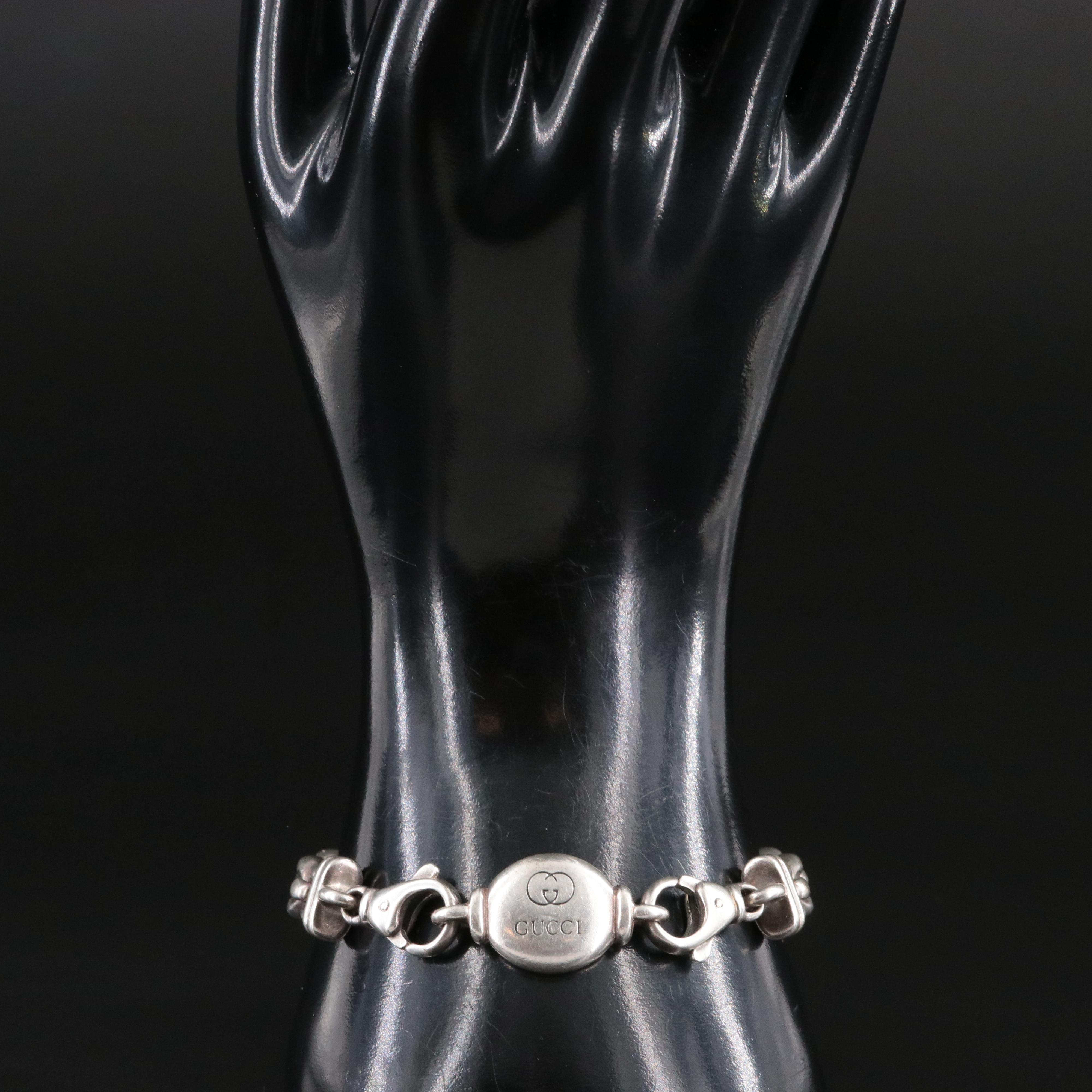 Gucci Sterling Marina Link Bracelet