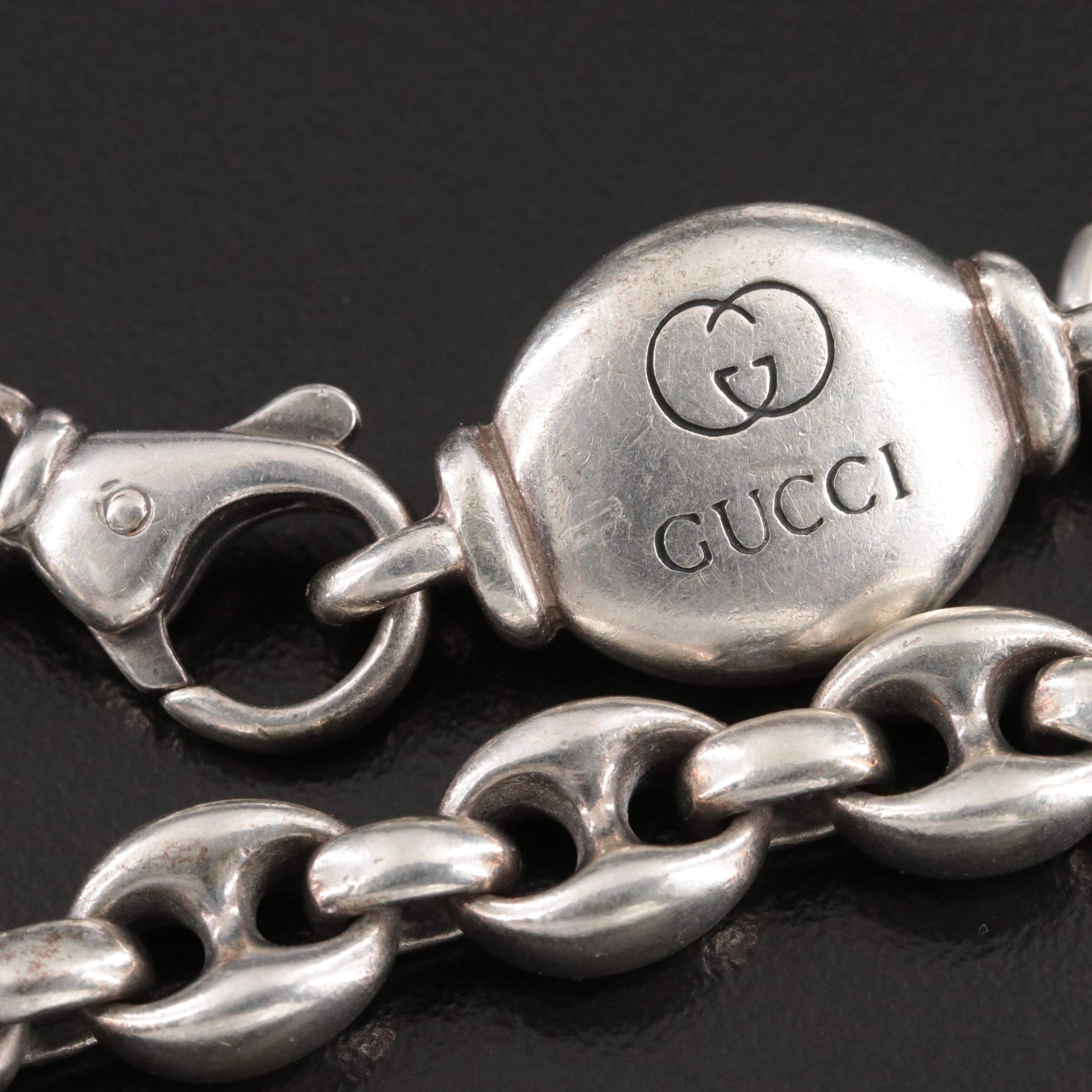 Gucci Sterling Marina Link Bracelet